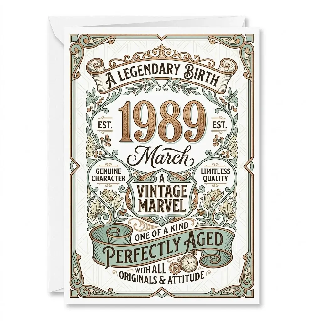 [FALLBACK] Legend February 1989 Vintage 37th Birthday Premium Tri-Blend T-Shirt for Men Women | Retro Born in 1989 Apparel (46XJ)