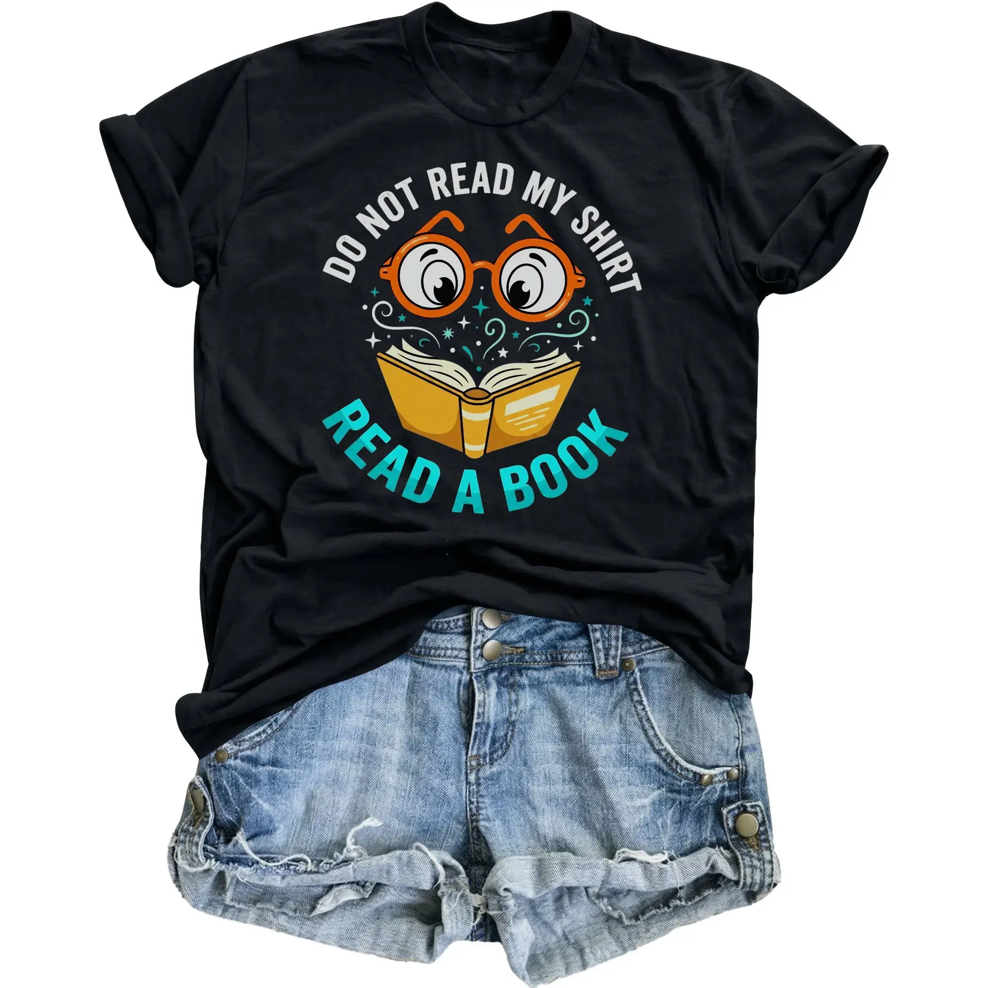 Funny Graphic Tee for Book Lovers Do Not Read My Shirt a Unisex Crew Neck Short Sleeve Cotton Apparel