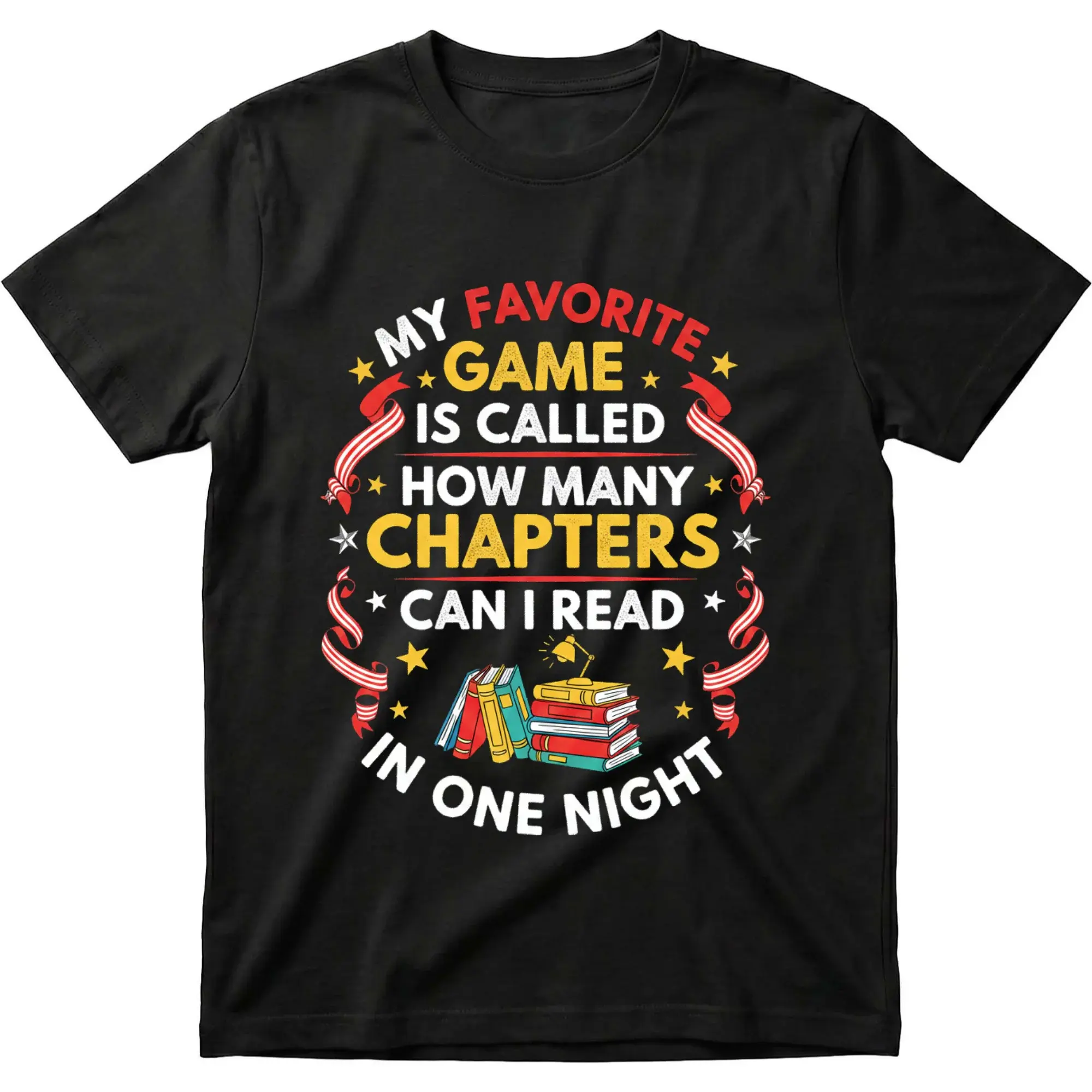 Graphic Tee My Favorite Game Is Called How Many Chapters Can I Read Night Unisex Casual Short Sleeve Shirt