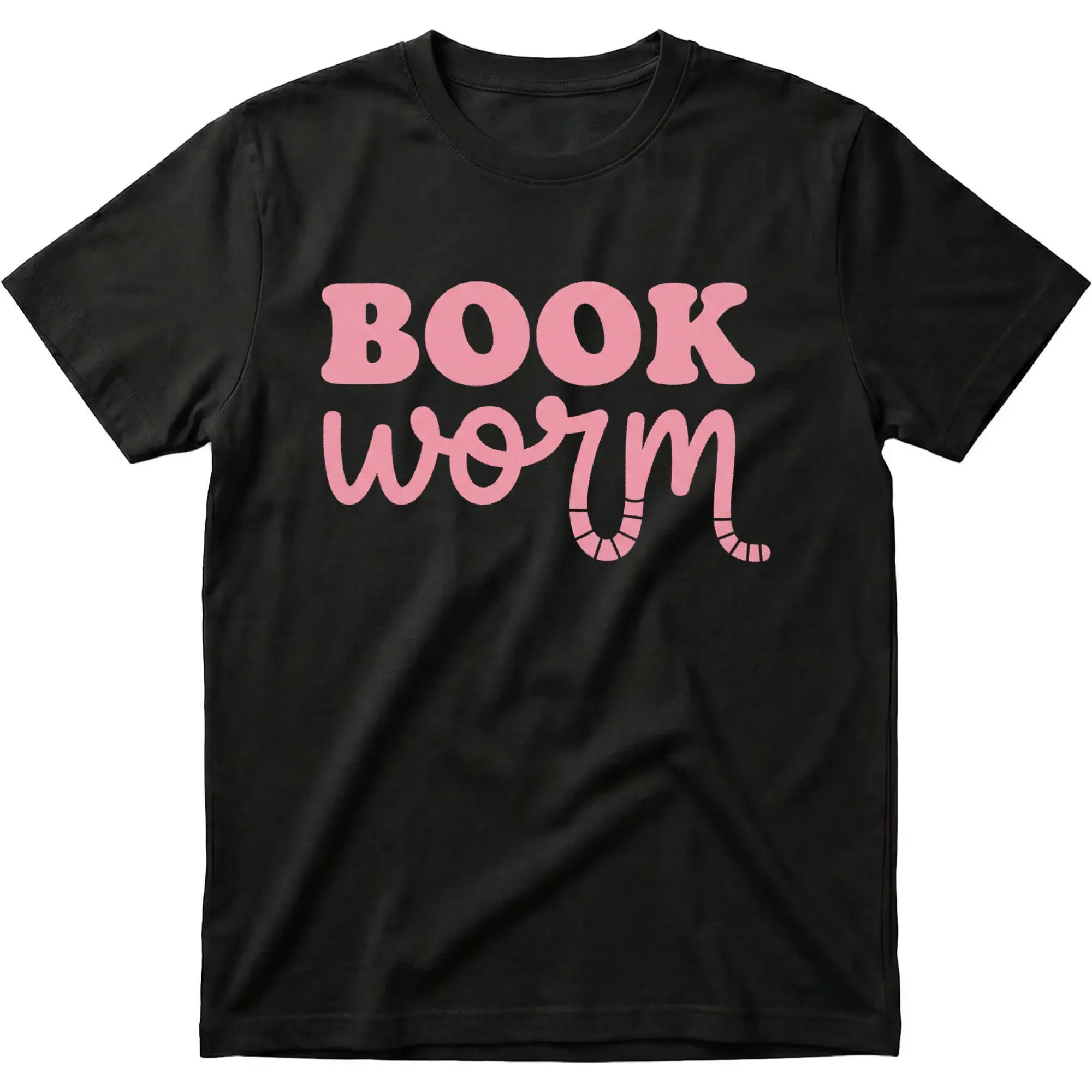 Graphic Tee Bookworm Shirt Funny Literature Lover Apparel Retro Style Unisex Crew Neck Short Sleeve Cotton Top