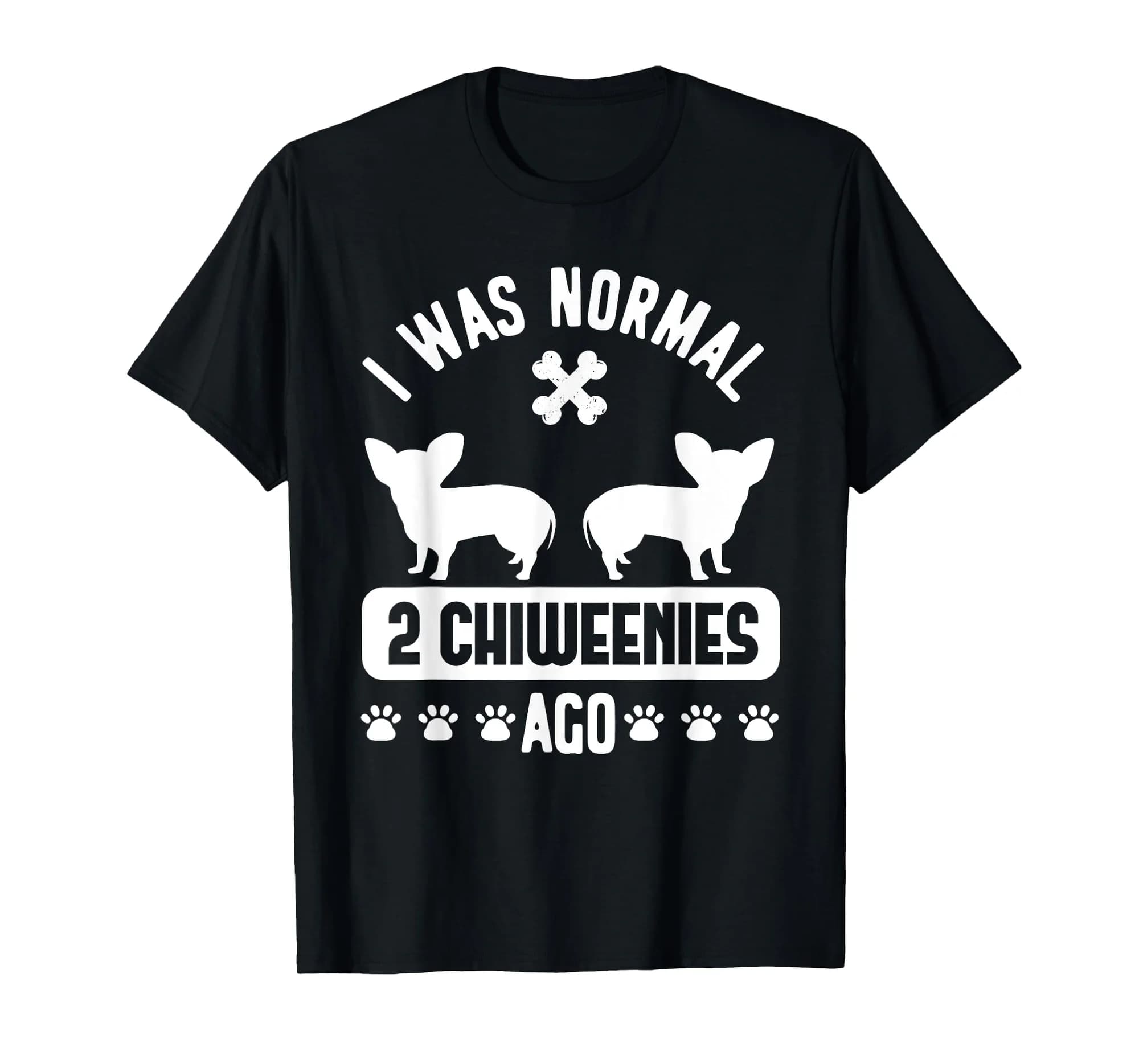 Funny Chiweenie Mom Mama Dog Owner Puppy Lover Dog Mom of 2 T-Shirt