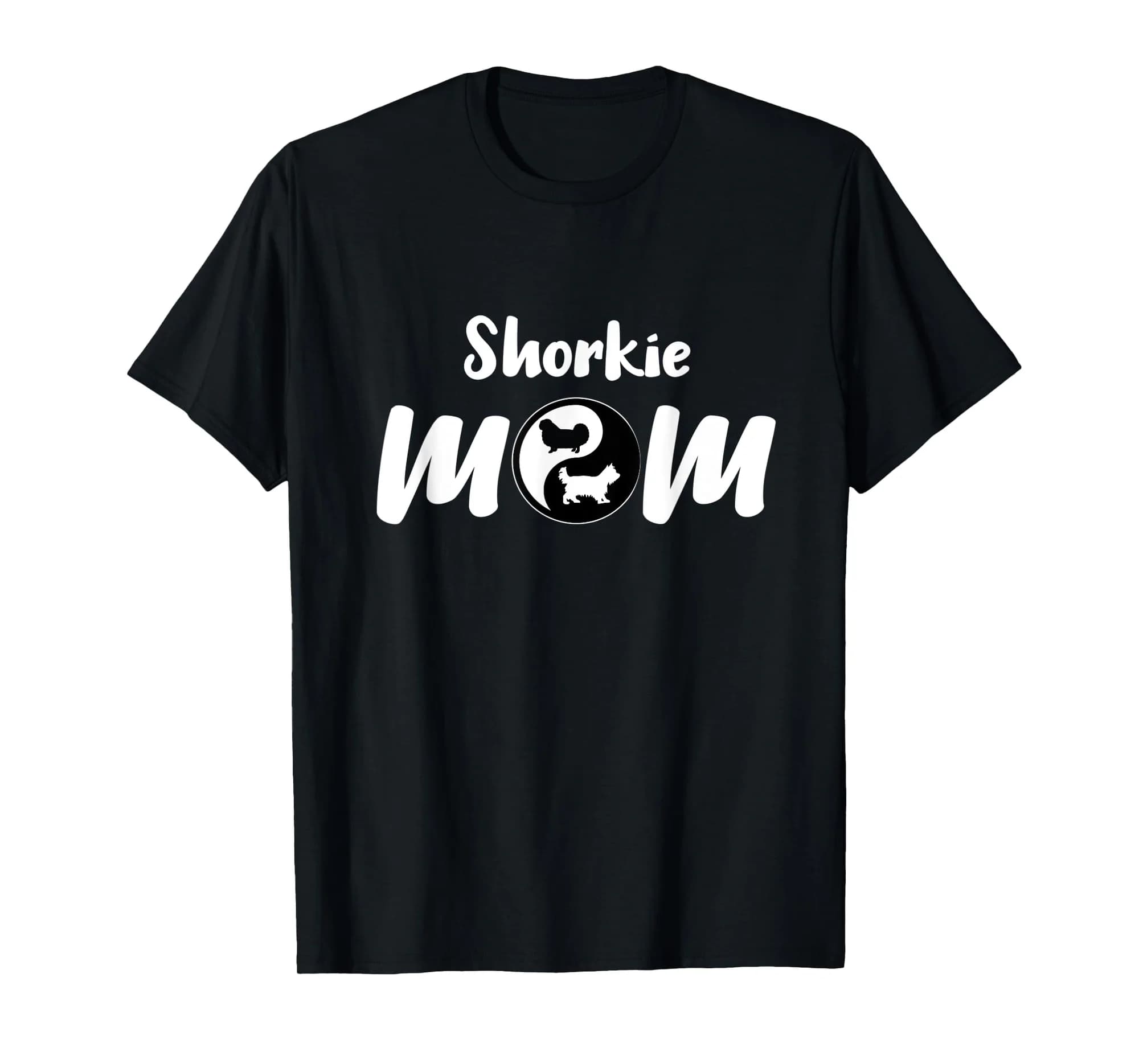 Shorkie Mom Gifts Cross Breed Owners Pet Mum Shorkie Dog T-Shirt