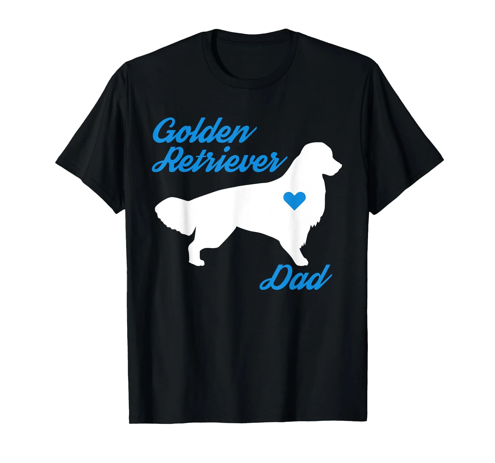 Mens Golden Retriever Dad - Father's Day T-Shirt For Dog Lovers