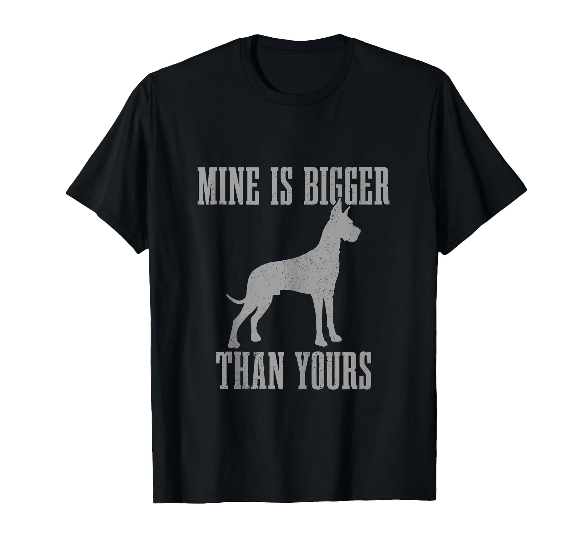 Great Dane Dog Mine Is Bigger Than Yours Great Dane Mom Dad Tank Top