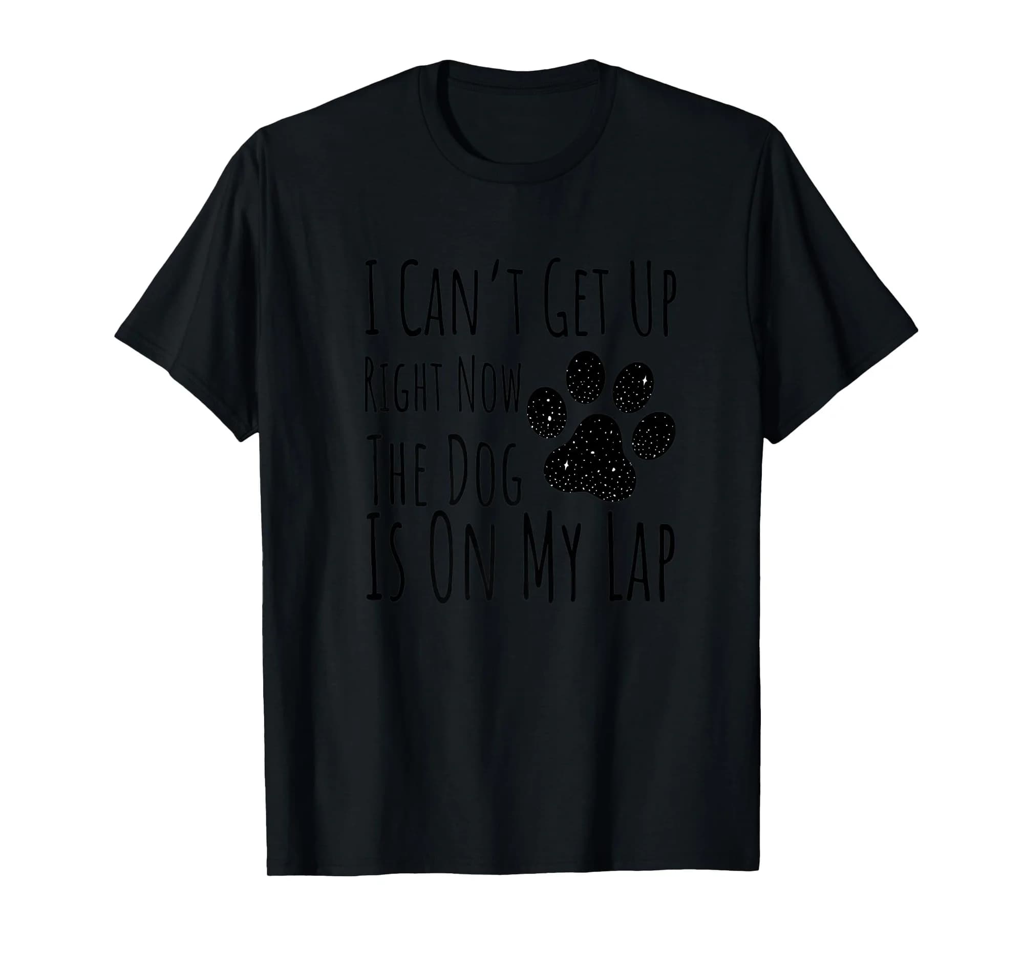 Dog Lover, I Can’t Get Up Right Now The Dog Is On My Lap Premium T-Shirt