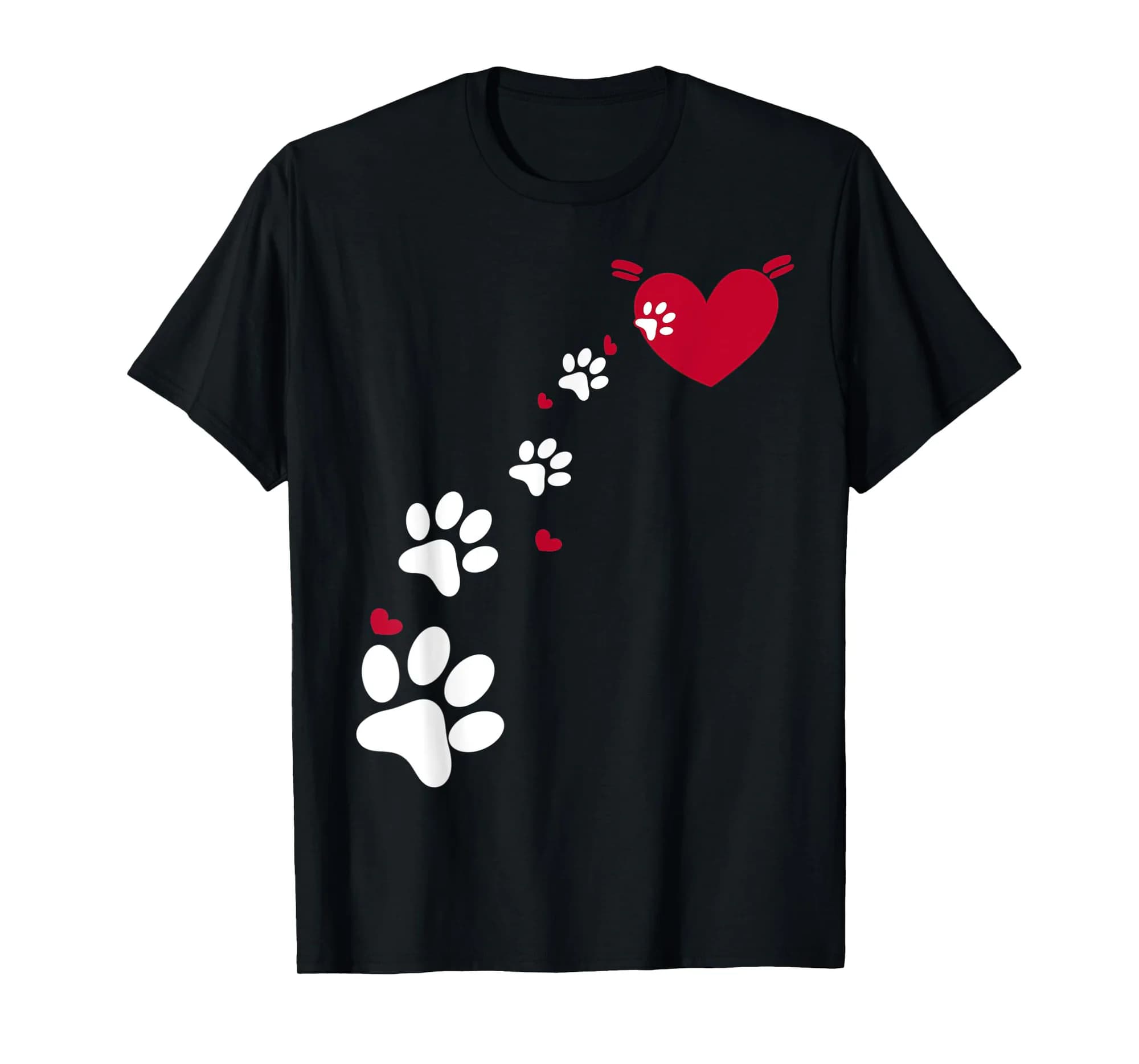 Dog paw Tee for dog owners, women and men T-Shirt
