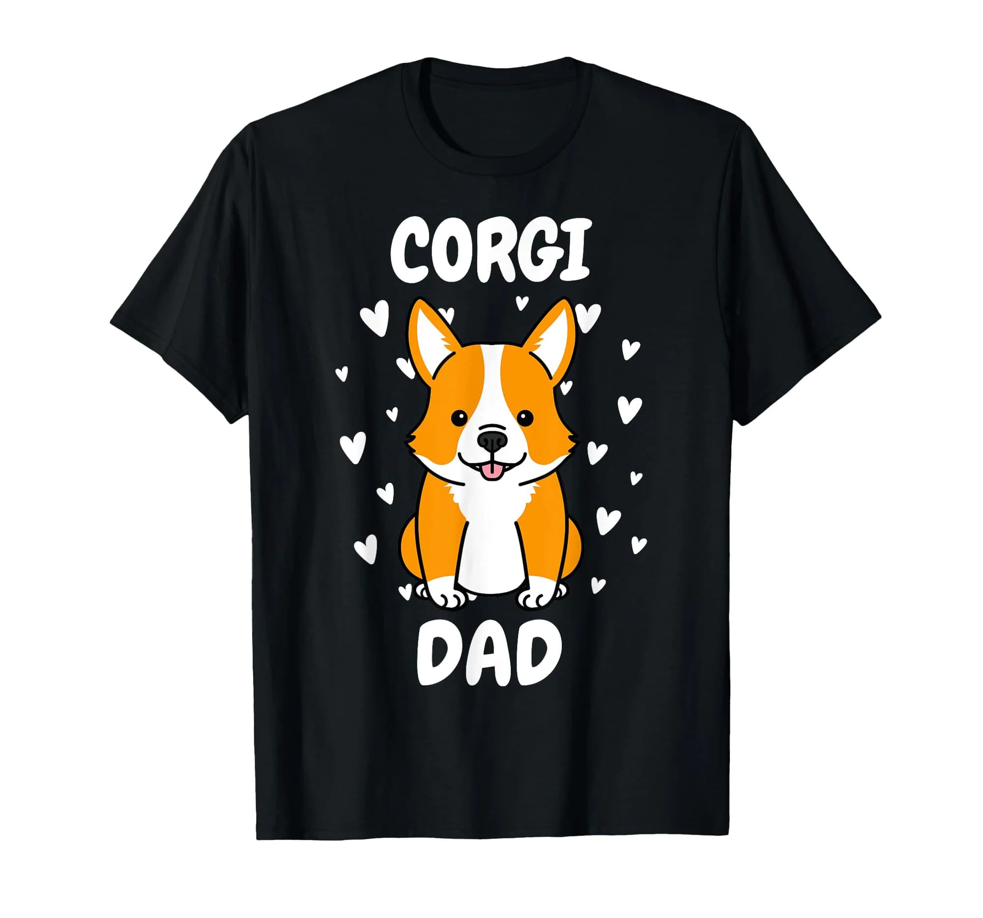 Corgi Dad Papa Daddy Pa Father for Father’s Day Pembroke T-Shirt
