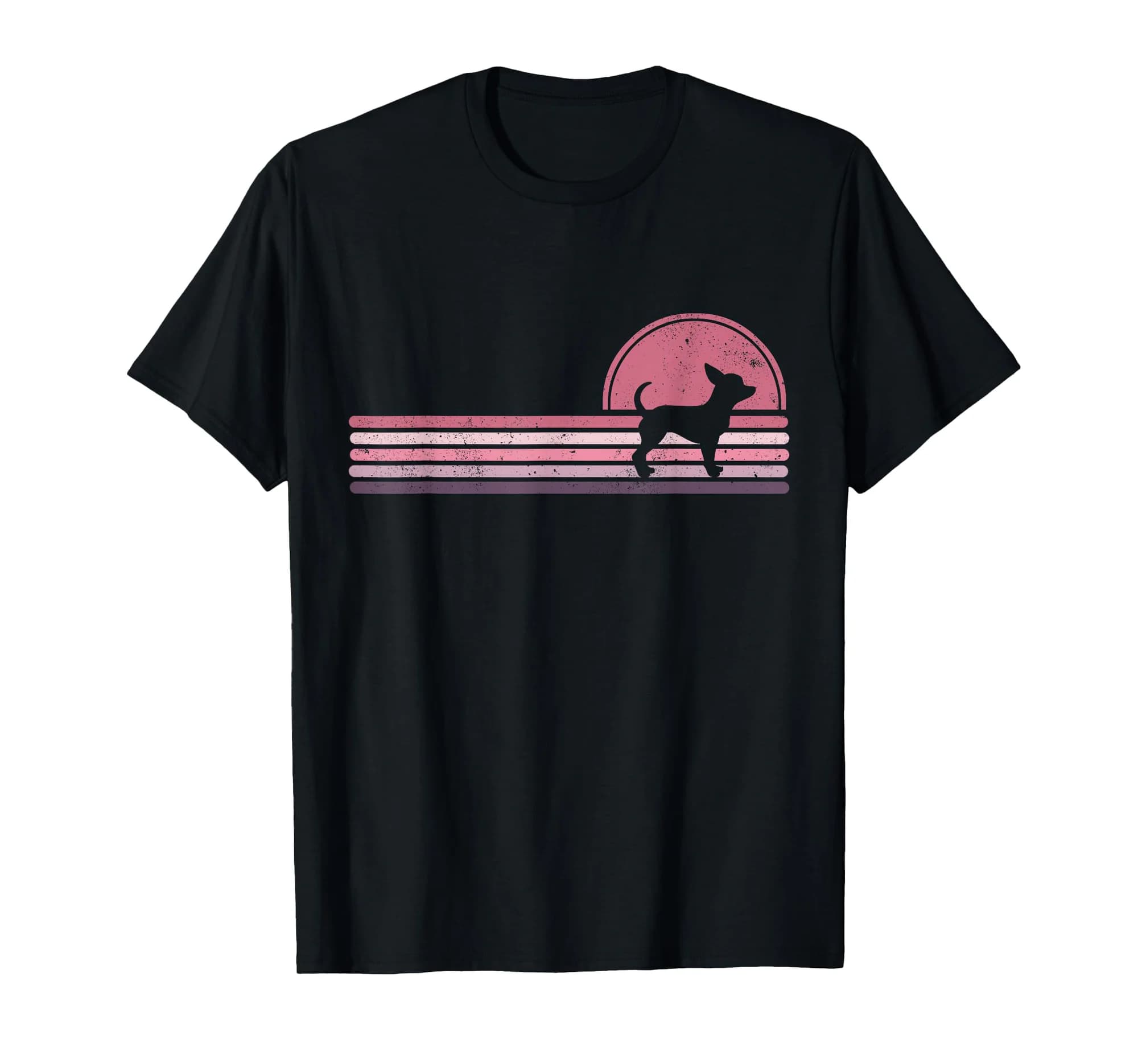 Chihuahua Dog Vintage 70s 80s Cute Retro Chihuahua Dog T-Shirt