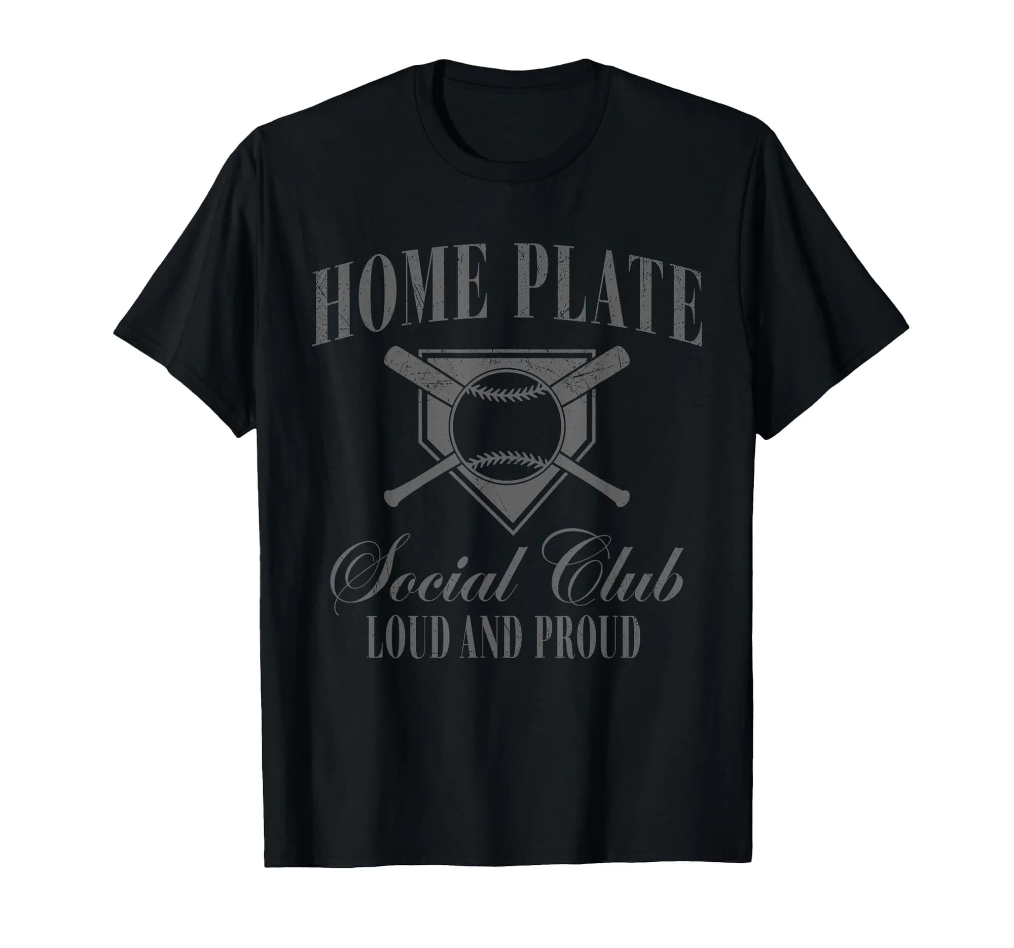 Home Plate Social Club Baseball T-Shirt