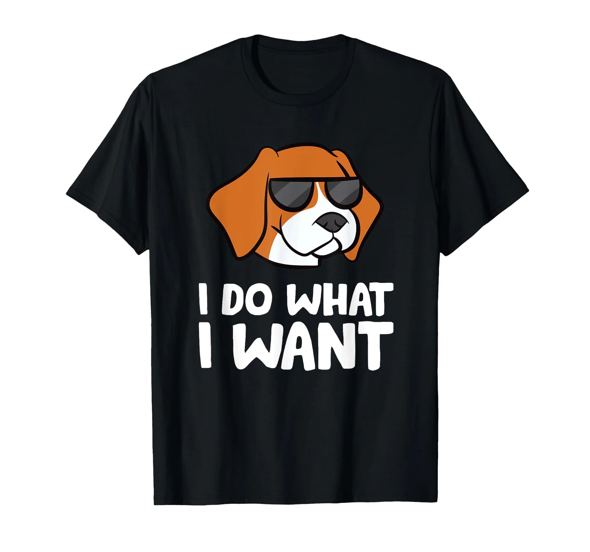 I Do What I Want Love Beagle Dogs T-Shirt