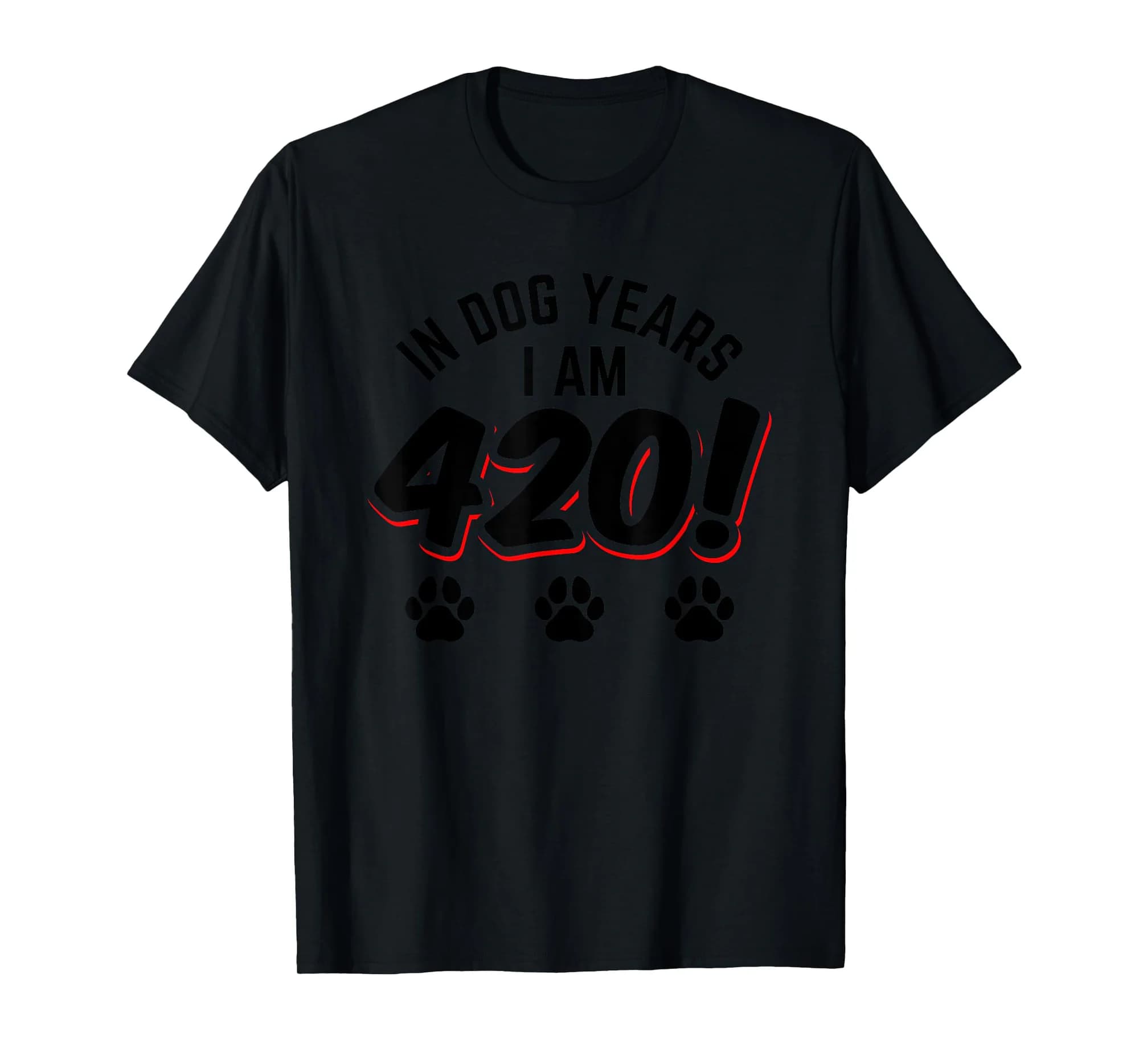 In Dog Years I'm 420 60th Birthday Funny 60 Design T-Shirt