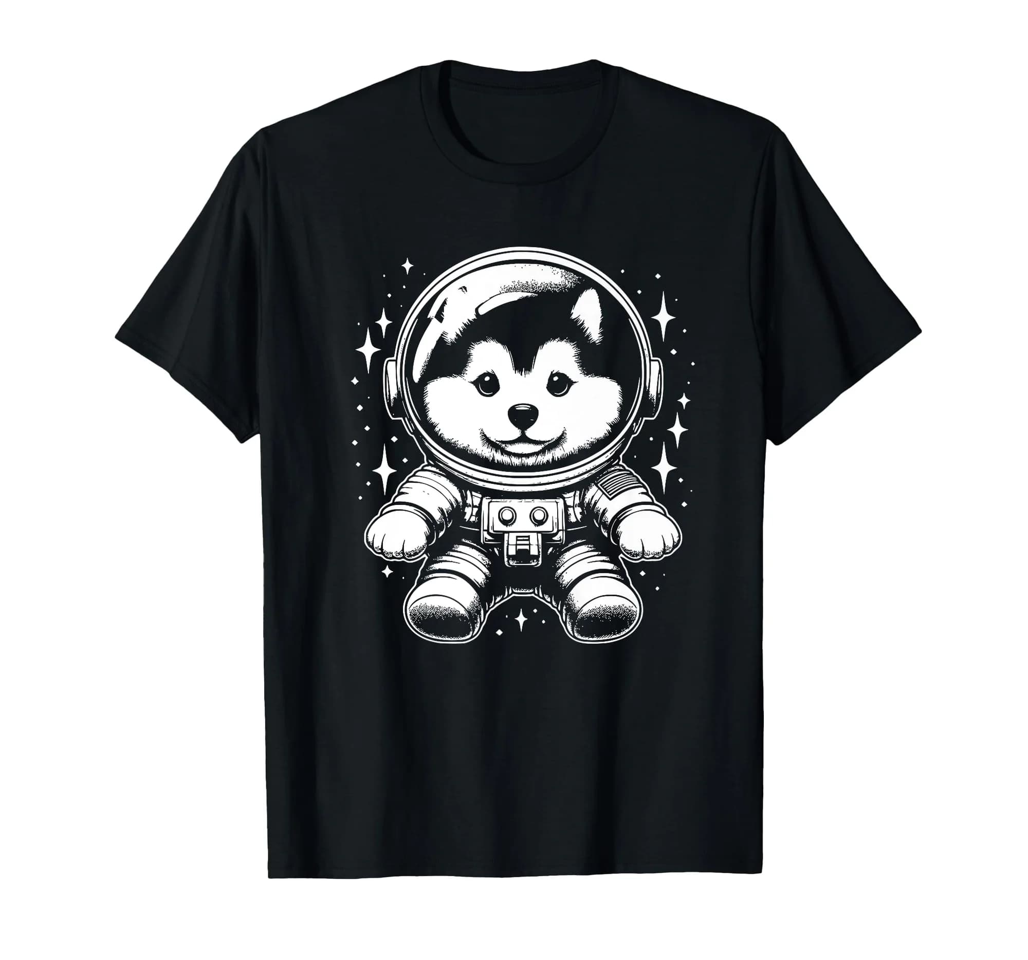 Dog Dad Mom Space - Astronaut Pomskie Premium T-Shirt