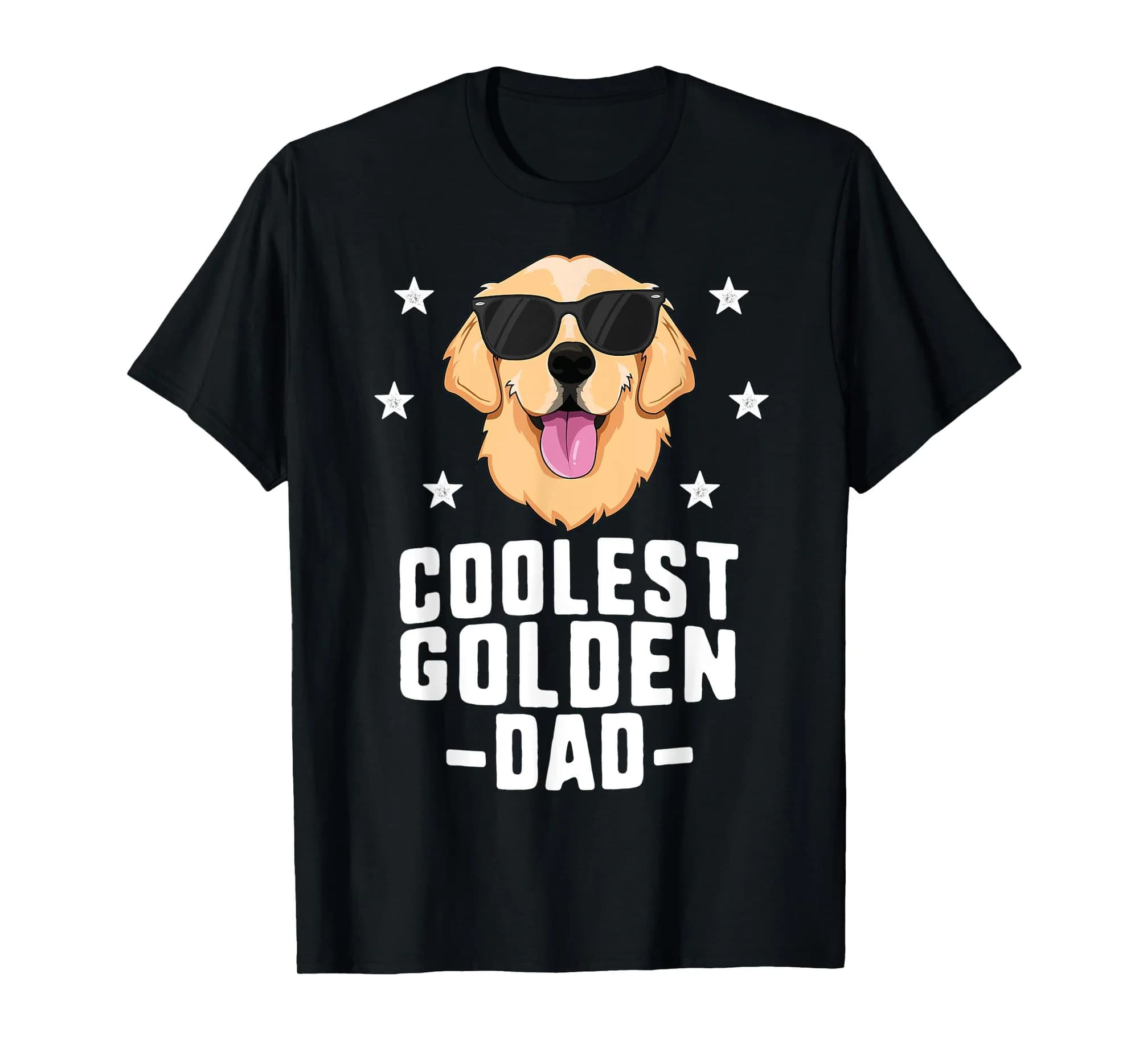 Coolest Golden Retriever Dad Papa Father Dog Lover Owner T-Shirt