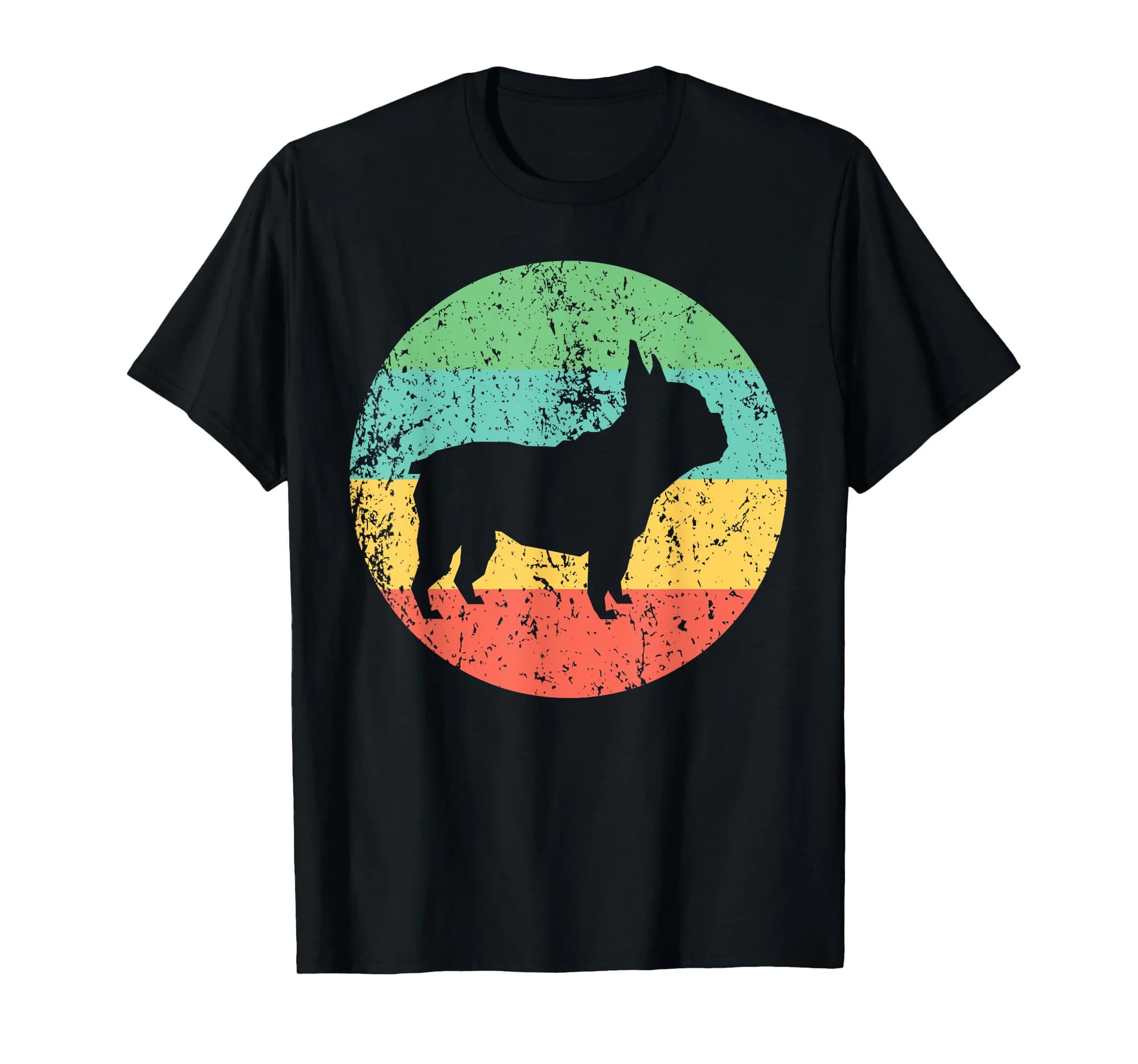 French Bulldog Shirt - Retro French Bulldog Dog T-Shirt