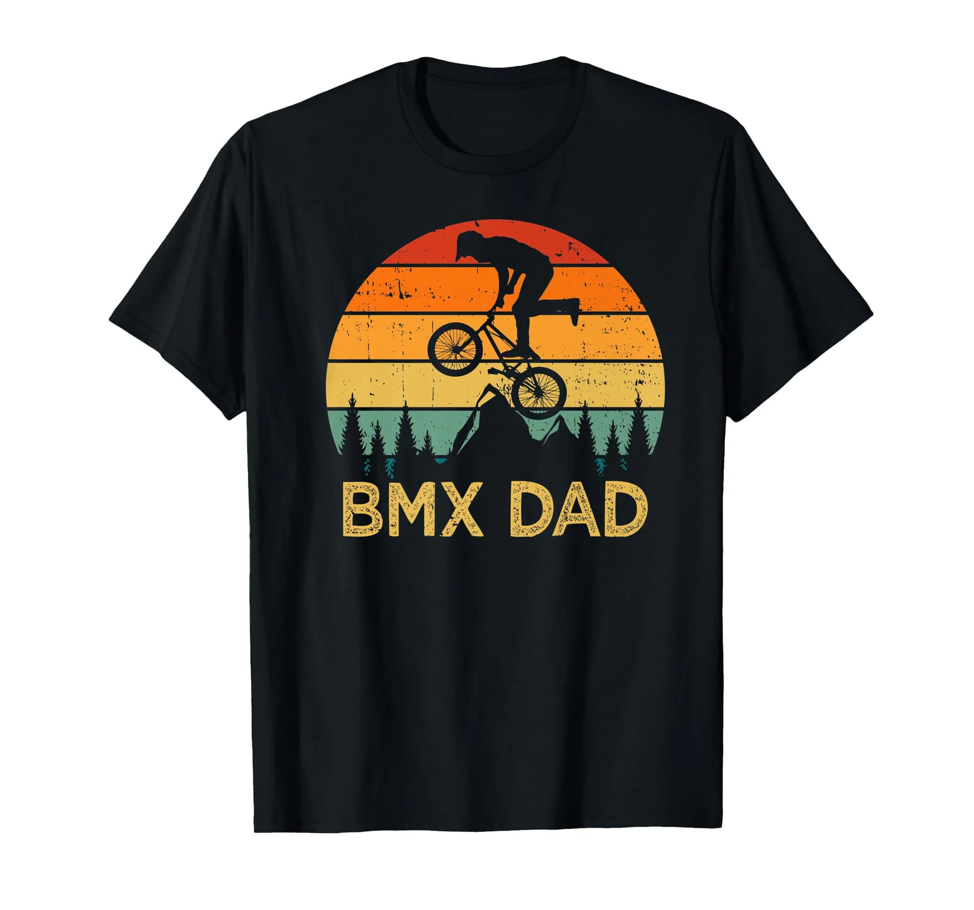 Mens BMX Cycling Lover Vintage Retro BMX Dad Fathers Day Premium T-Shirt