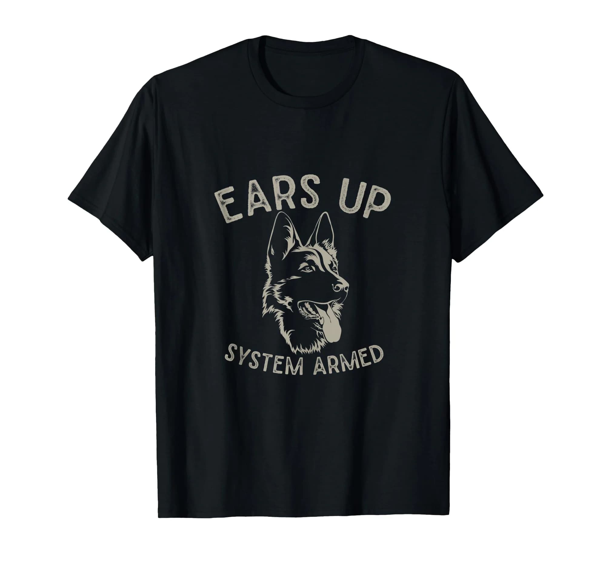 Ears Up System Armed Dog Lover Gift Animal German Shepherd Tank Top