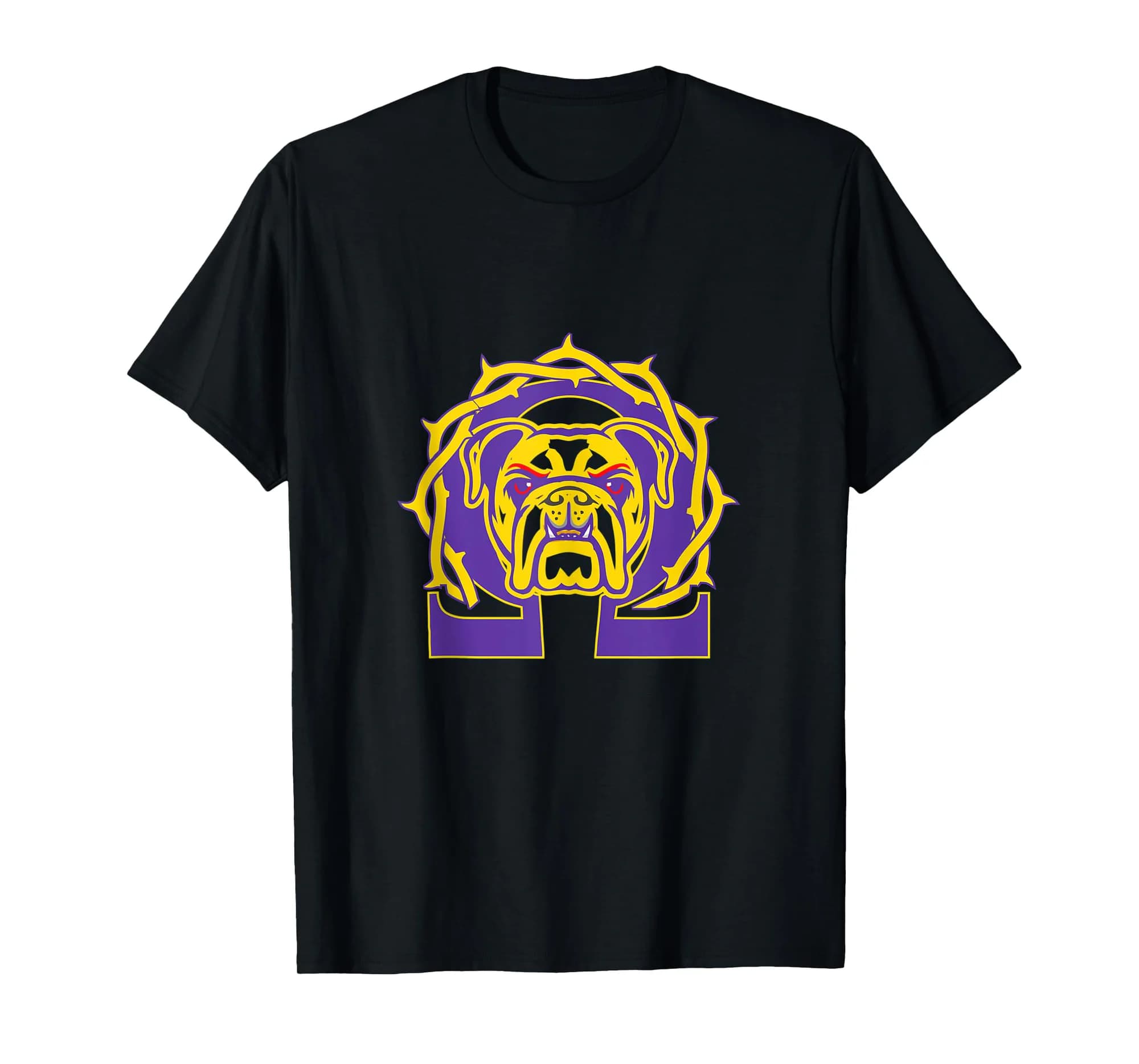 Men's Omega Que Dawg T-Shirt Psi Phi Purple Gold Tee Shirt Tank Top