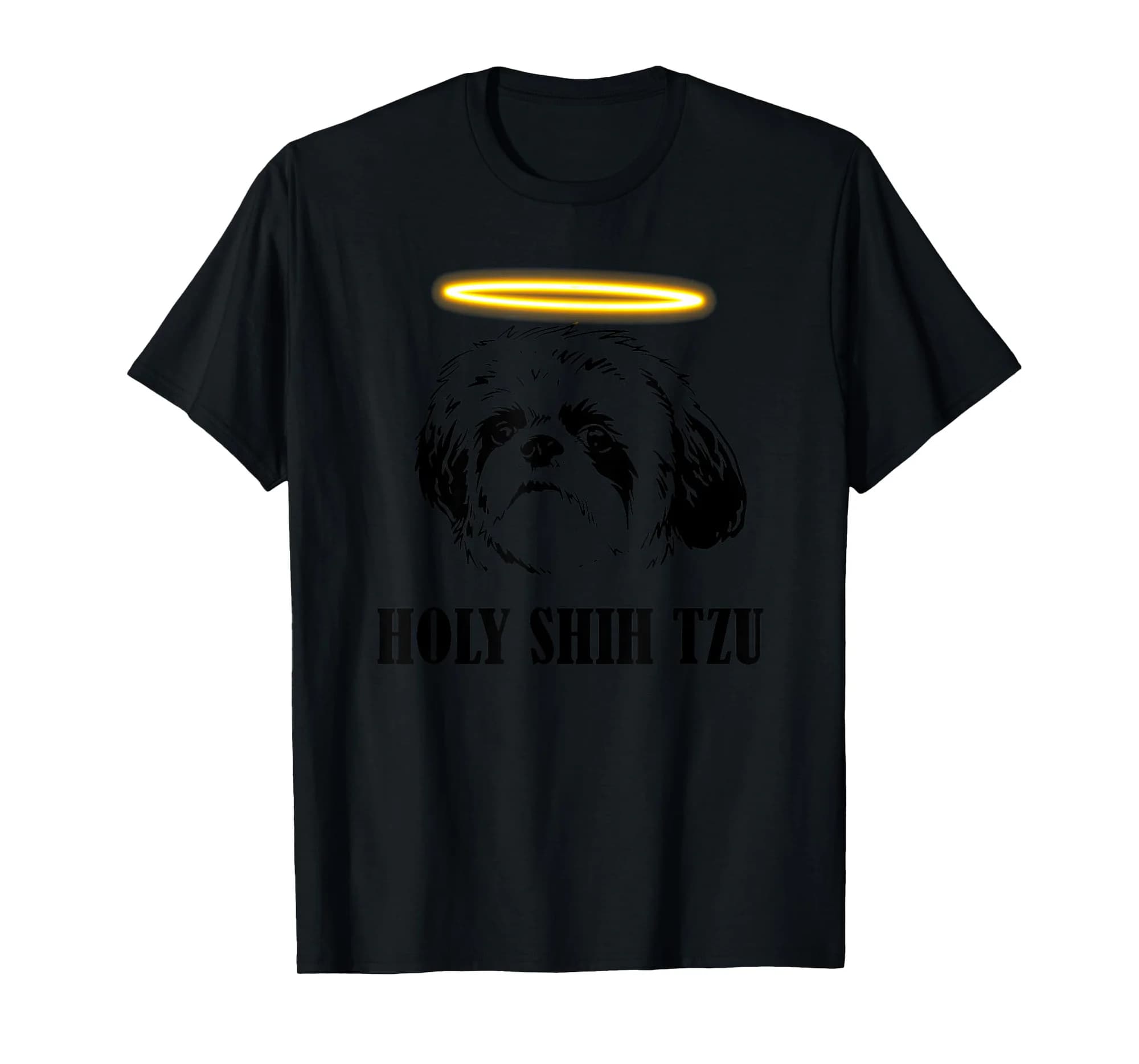 Holy Shih Tzu - Cute Animal Pet Paw Dog Lover Saying T-Shirt