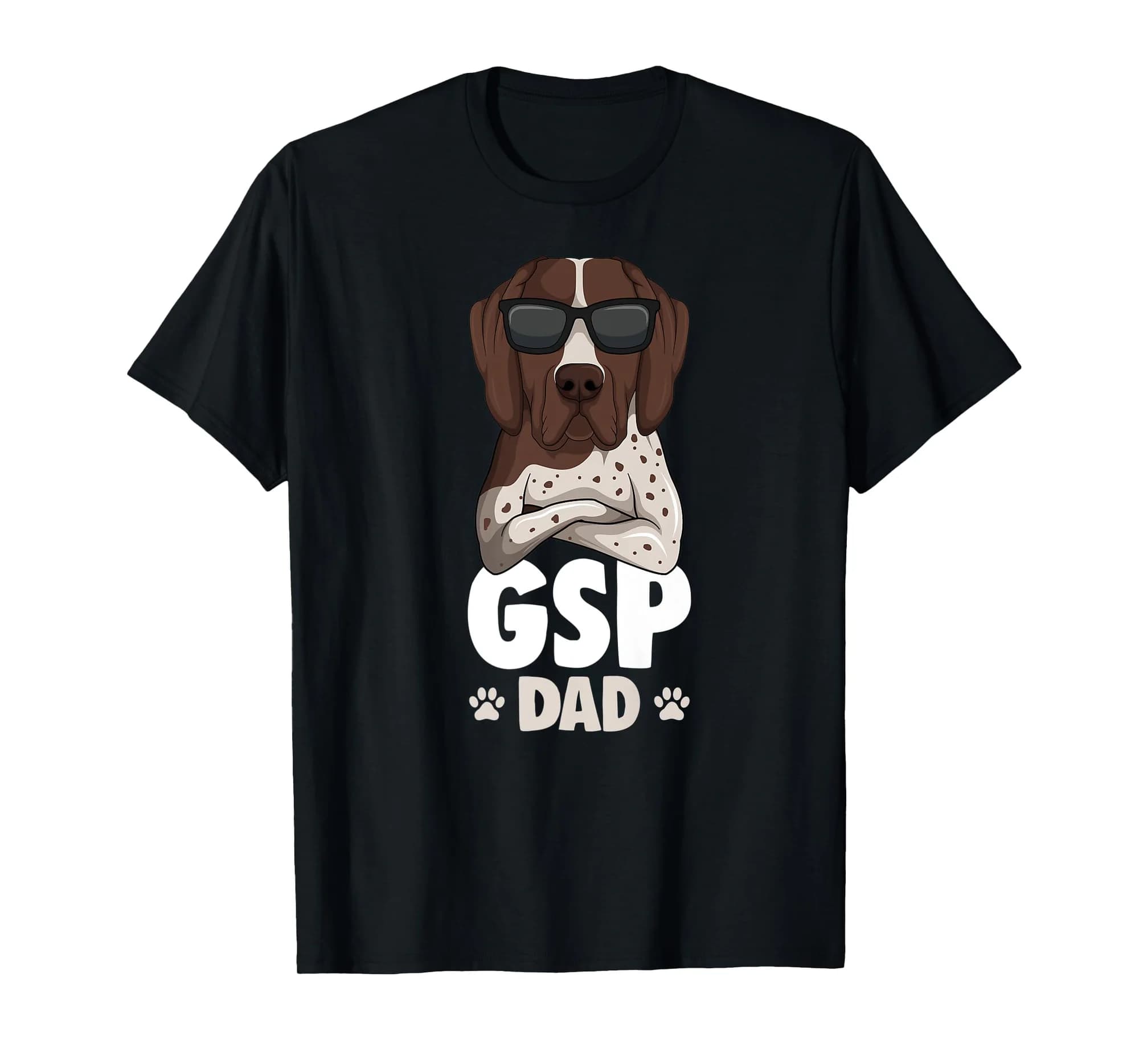 Mens German Shorthaired Pointer GSP Dad Dog Premium T-Shirt