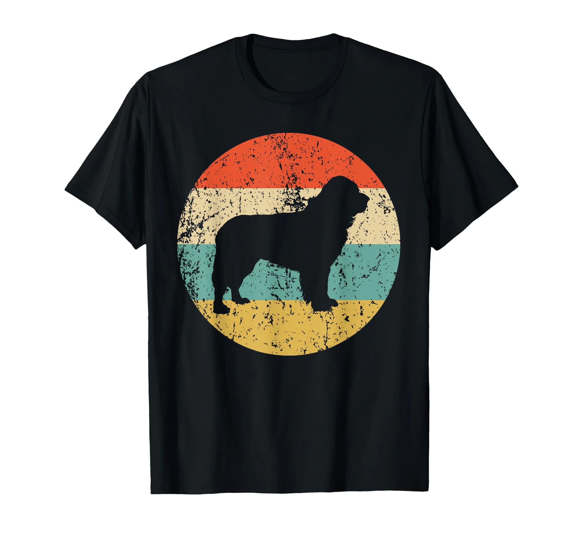 Newfoundland Shirt - Vintage Retro Newfie Dog T-Shirt