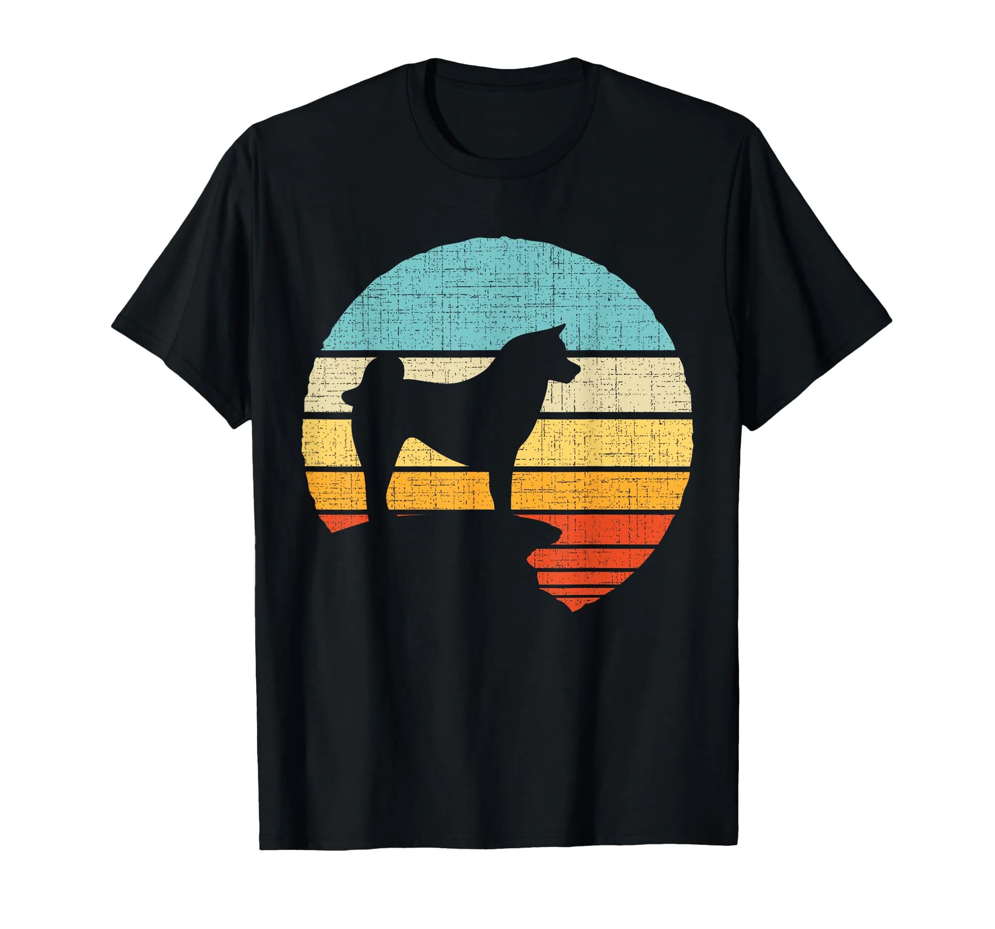 Retro Vintage Akita Dog Puppy Owner Lover Mom Dad T-Shirt