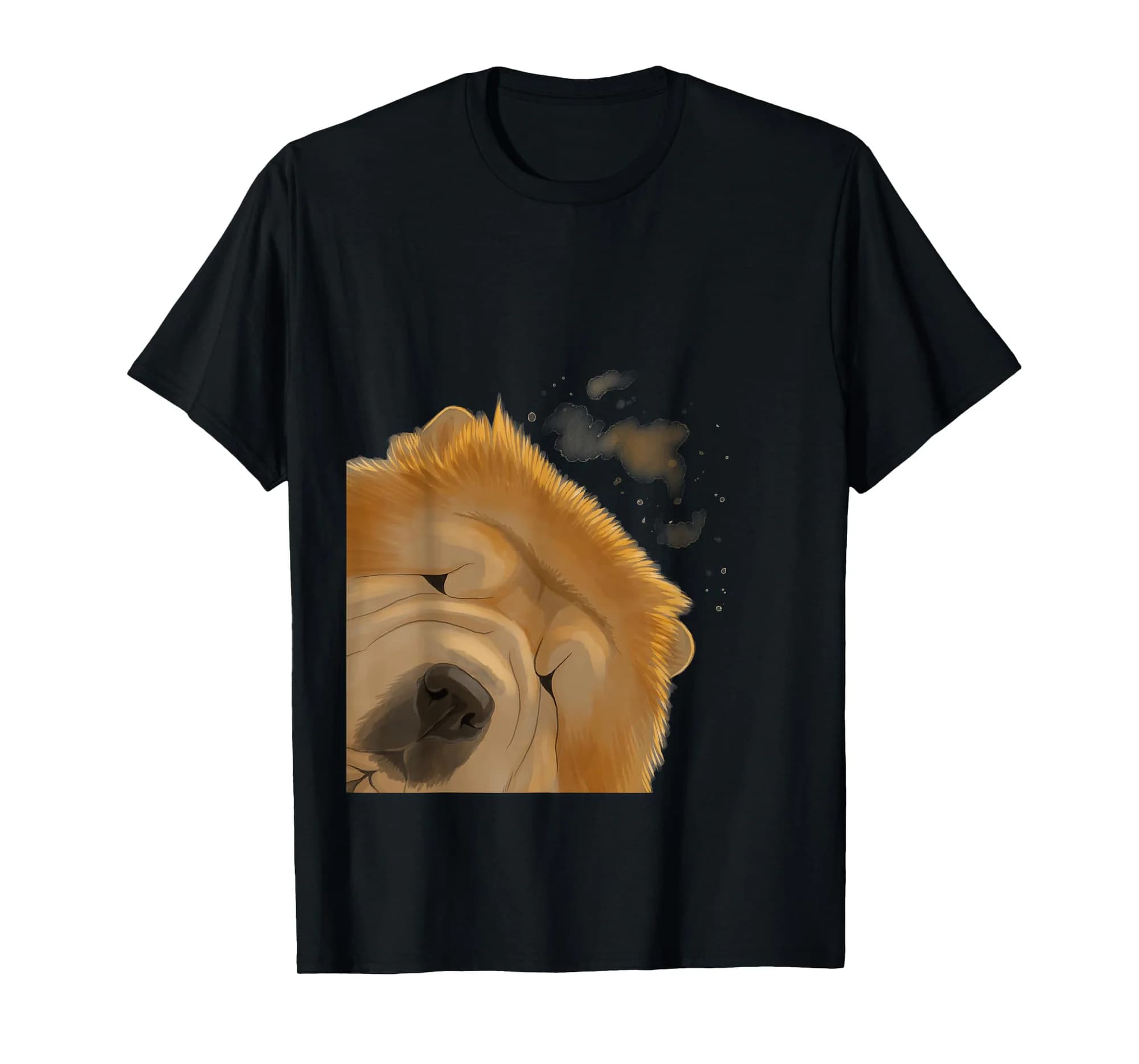 Funny Curious Dog Chow Chow T-Shirt