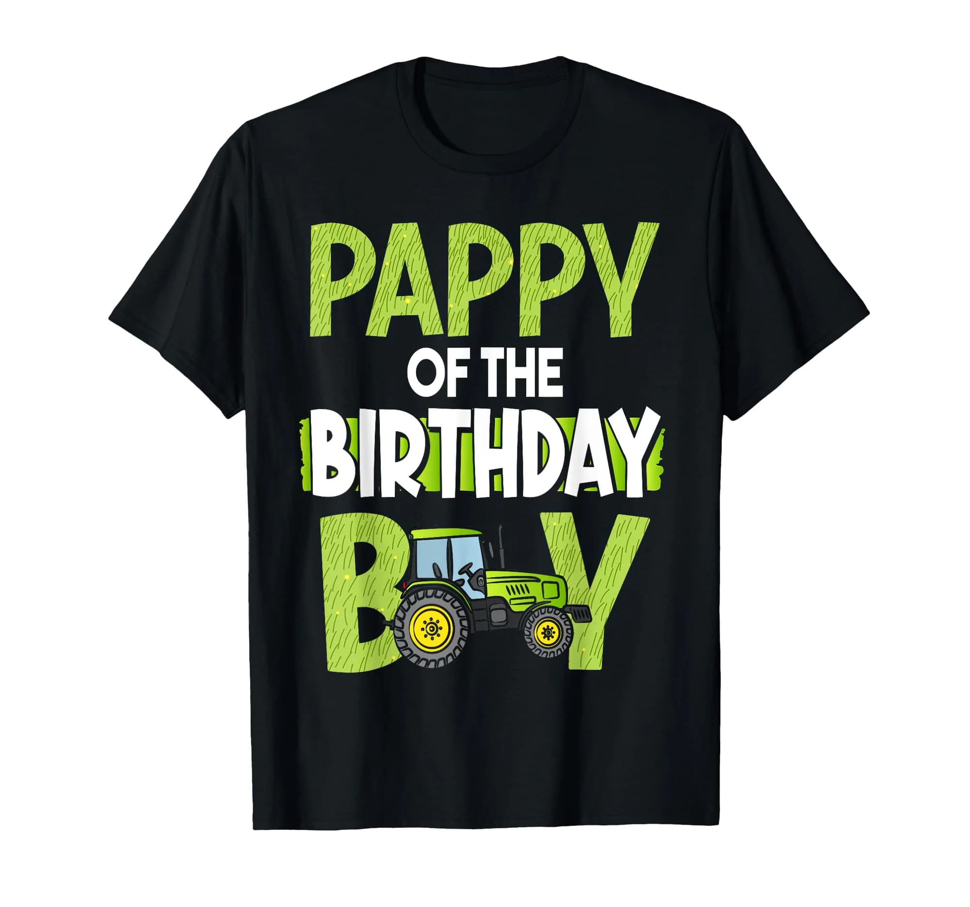 Pappy of the Birthday Boy Dad Family Tractors Farm Trucks T-Shirt
