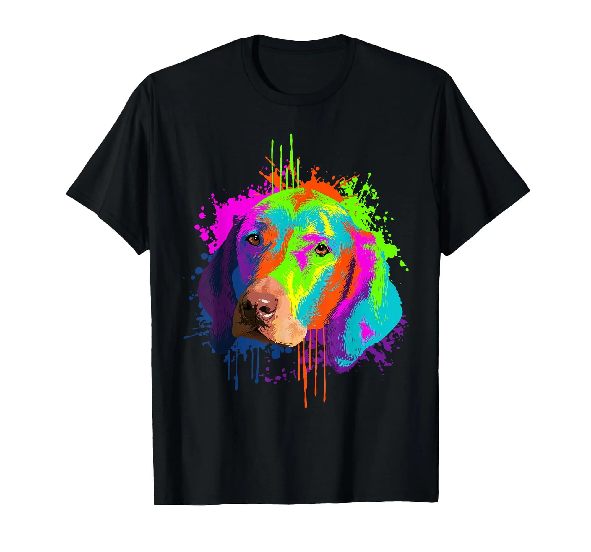Splash Art Vizsla Dog Owner Gift Idea Dog T-Shirt