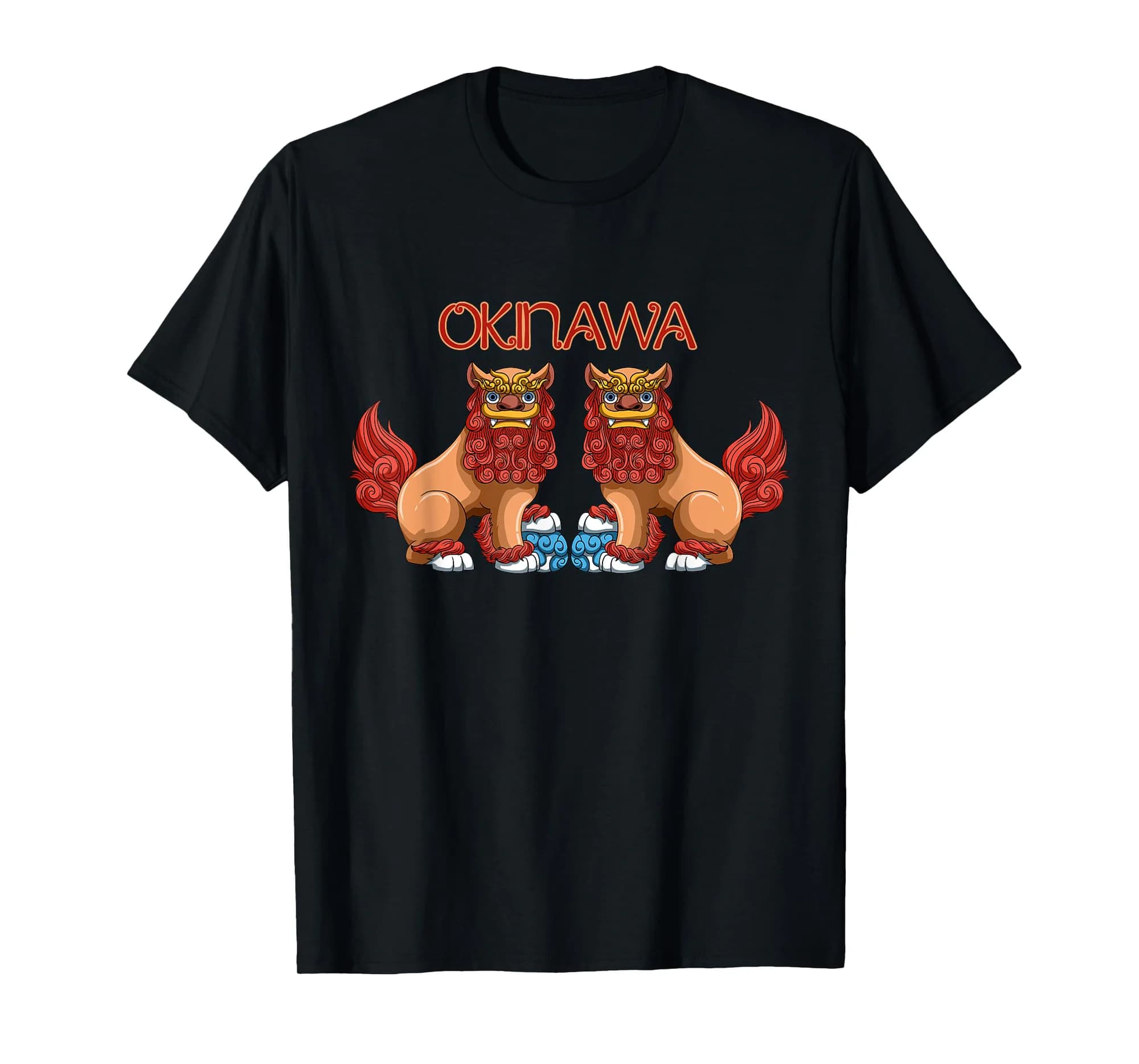 Shisa Dog - Guardian Lions Okinawa Japan Gift T-Shirt