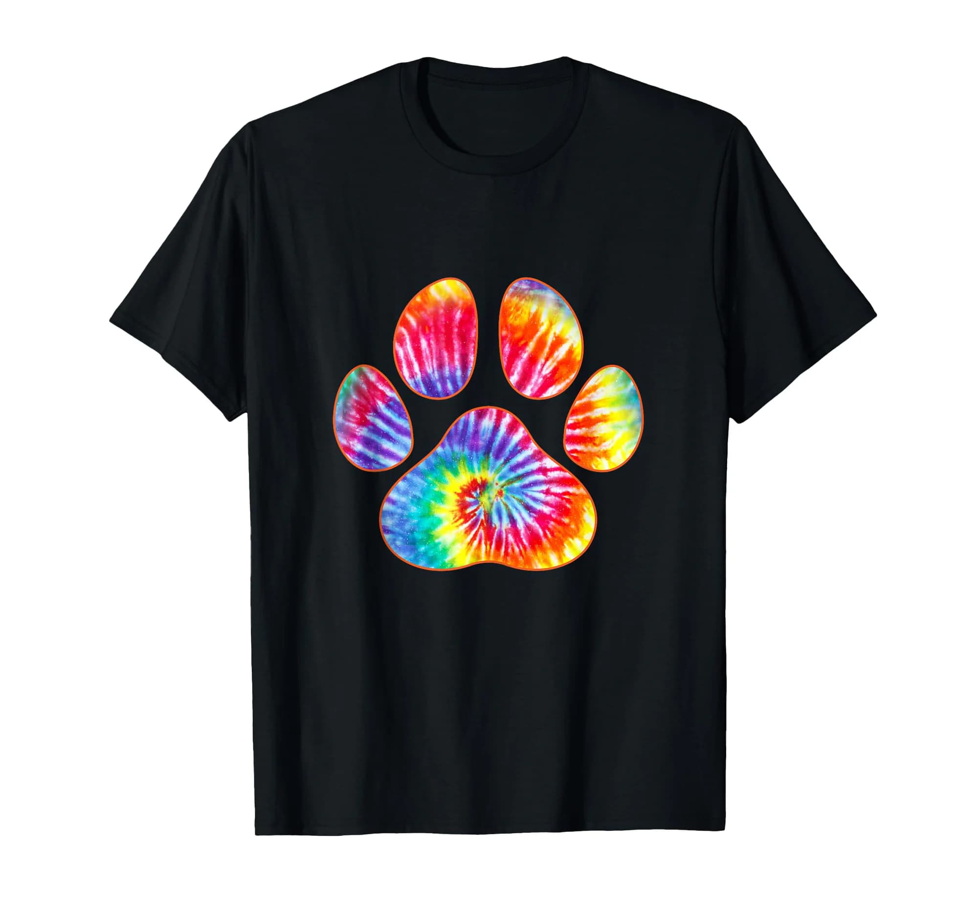 Cute Tie Dye Paw Print Pet Owner Paw Print Tie Dye Dog Lover Tank Top