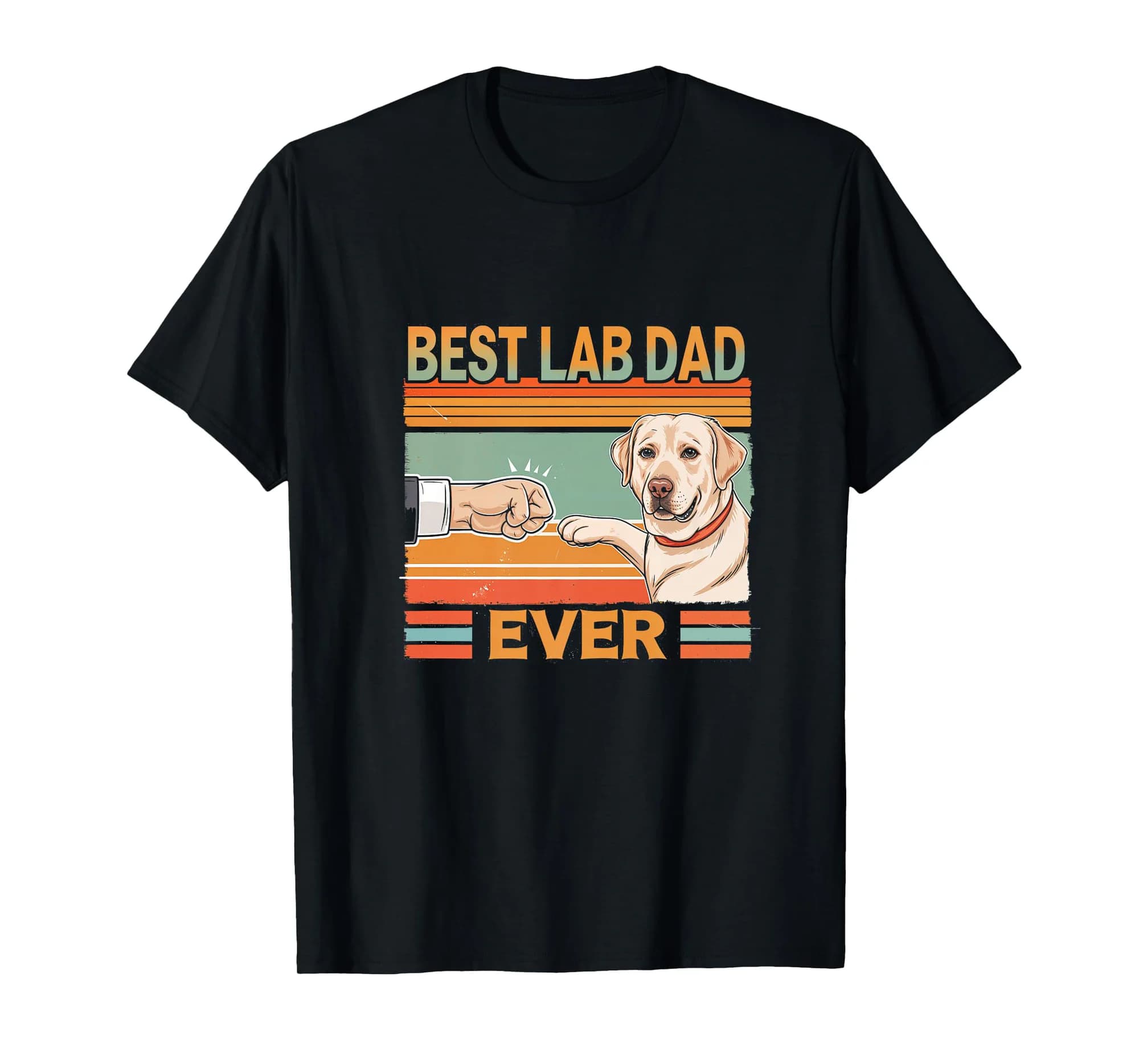 Best Lab Dad Ever Labrador Dog Lab Owner Dad Premium T-Shirt
