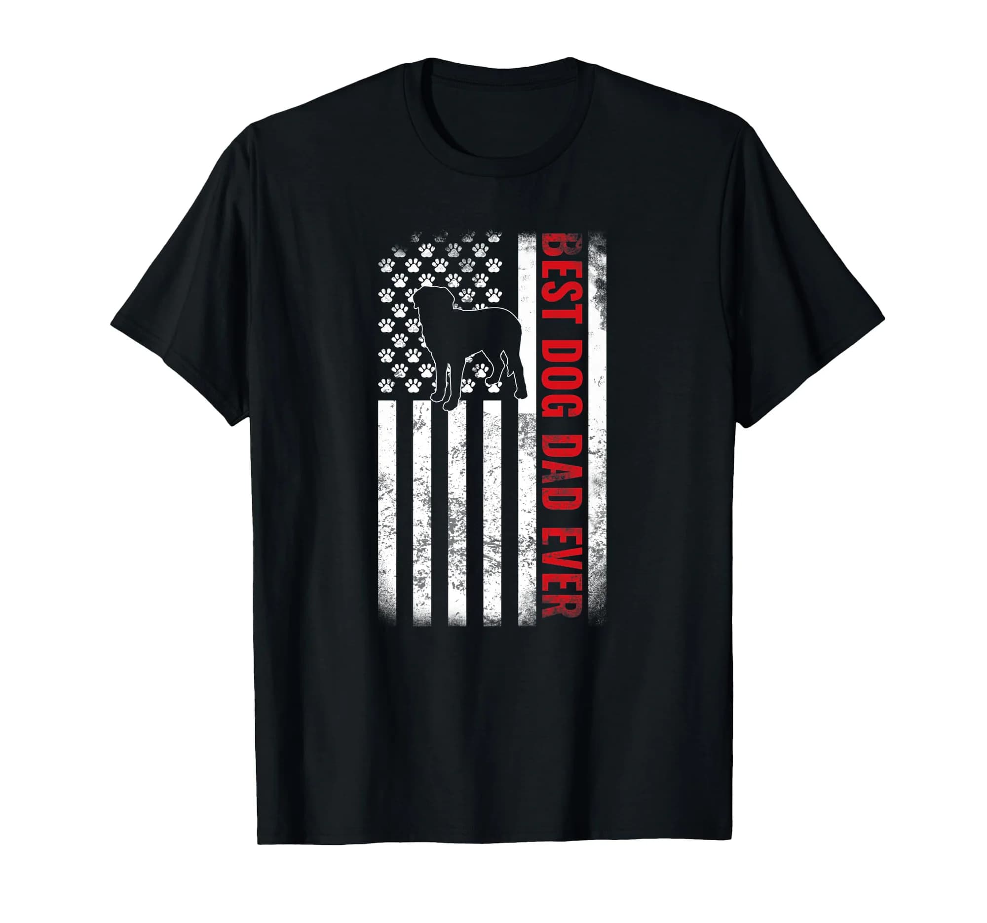 Greater Swiss Mountain Best Dog Dad American Flag Premium T-Shirt