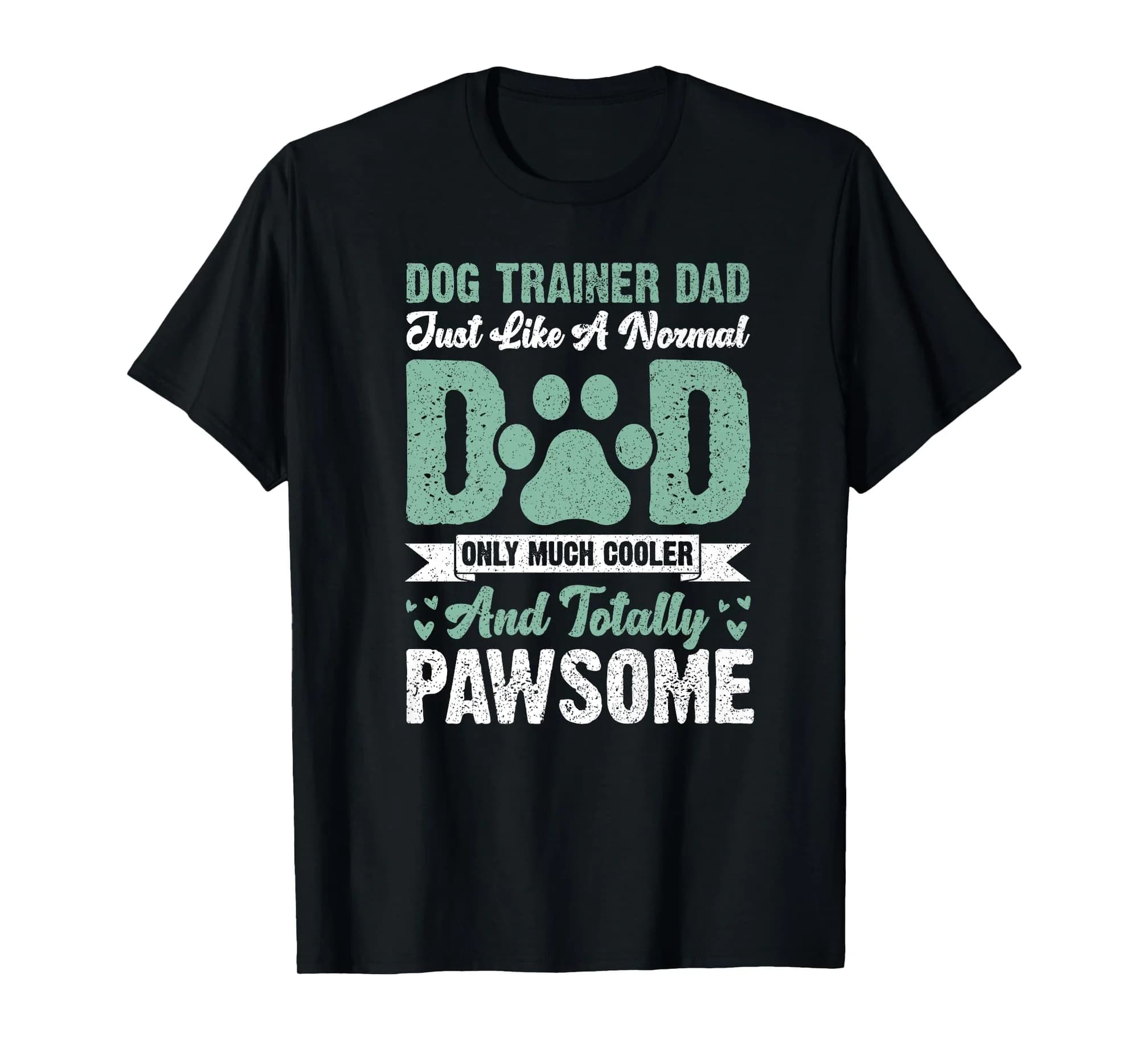 Mens Dog Trainer Dad Shirt Funny Father Dog Training Premium T-Shirt