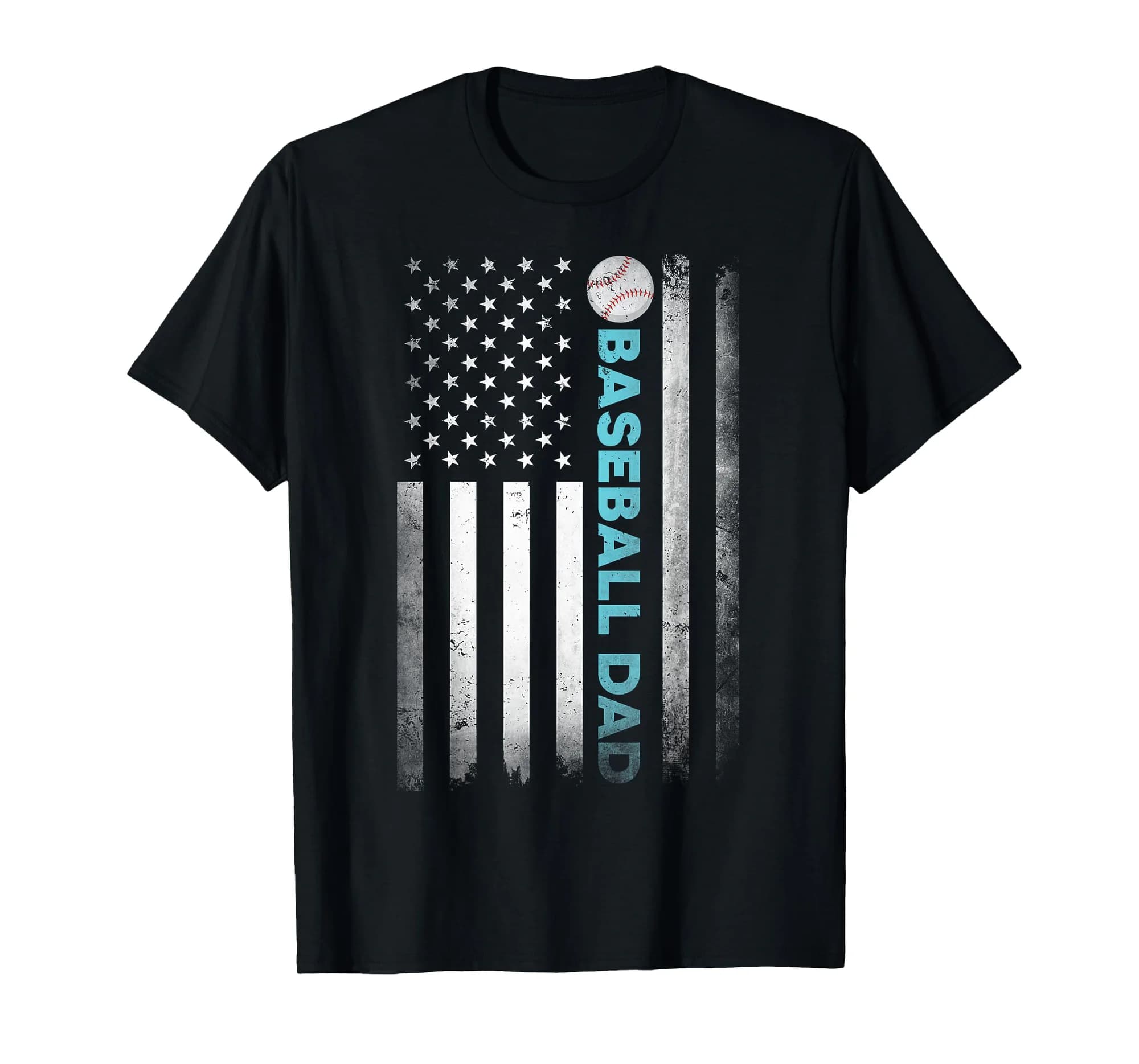 Funny Dad Fathers Day Baseball Dad T-Shirt