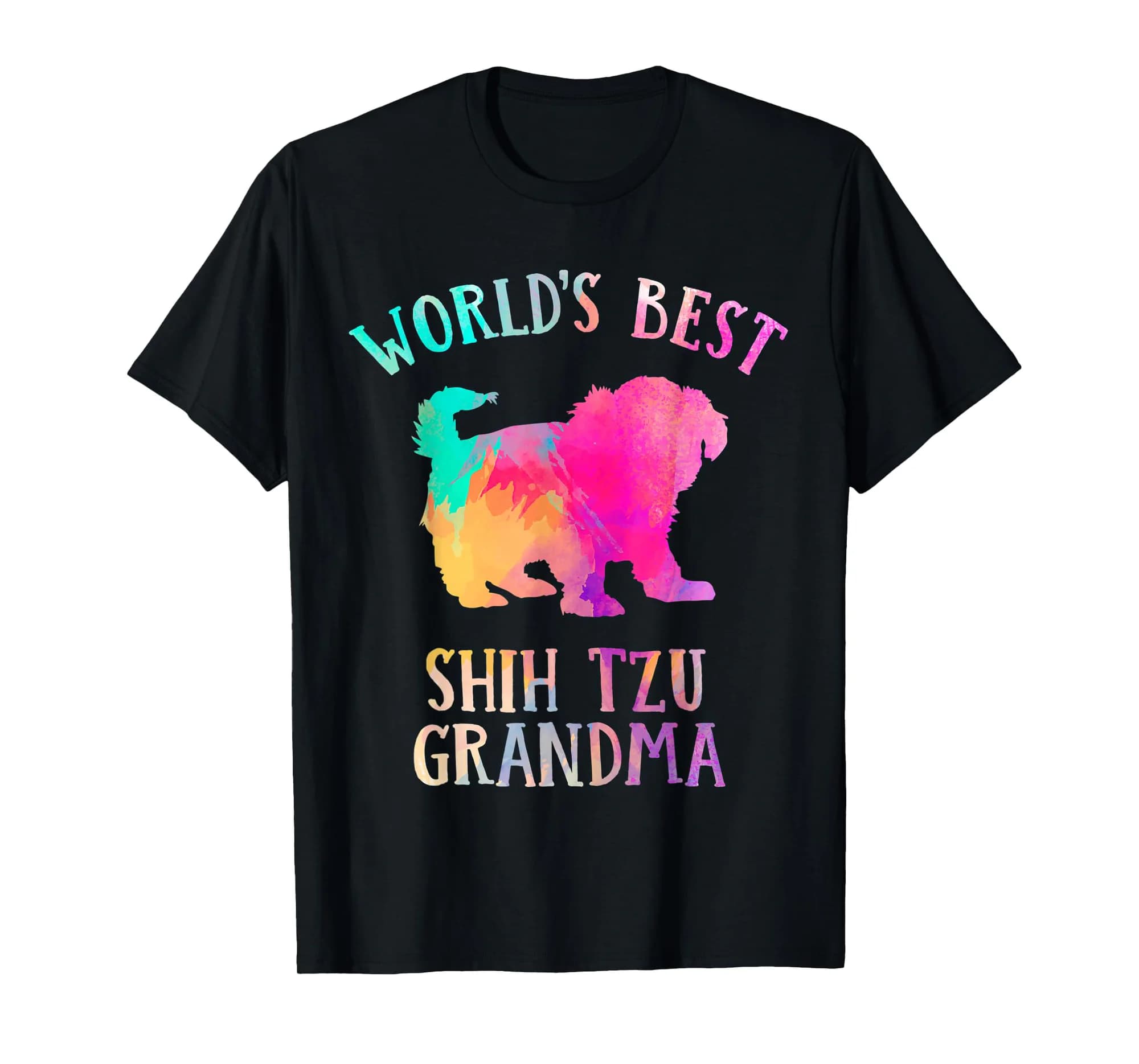 Shih Tzu Dog Grandma Shirt, World’s Best Shih Tzu Grandma T-Shirt