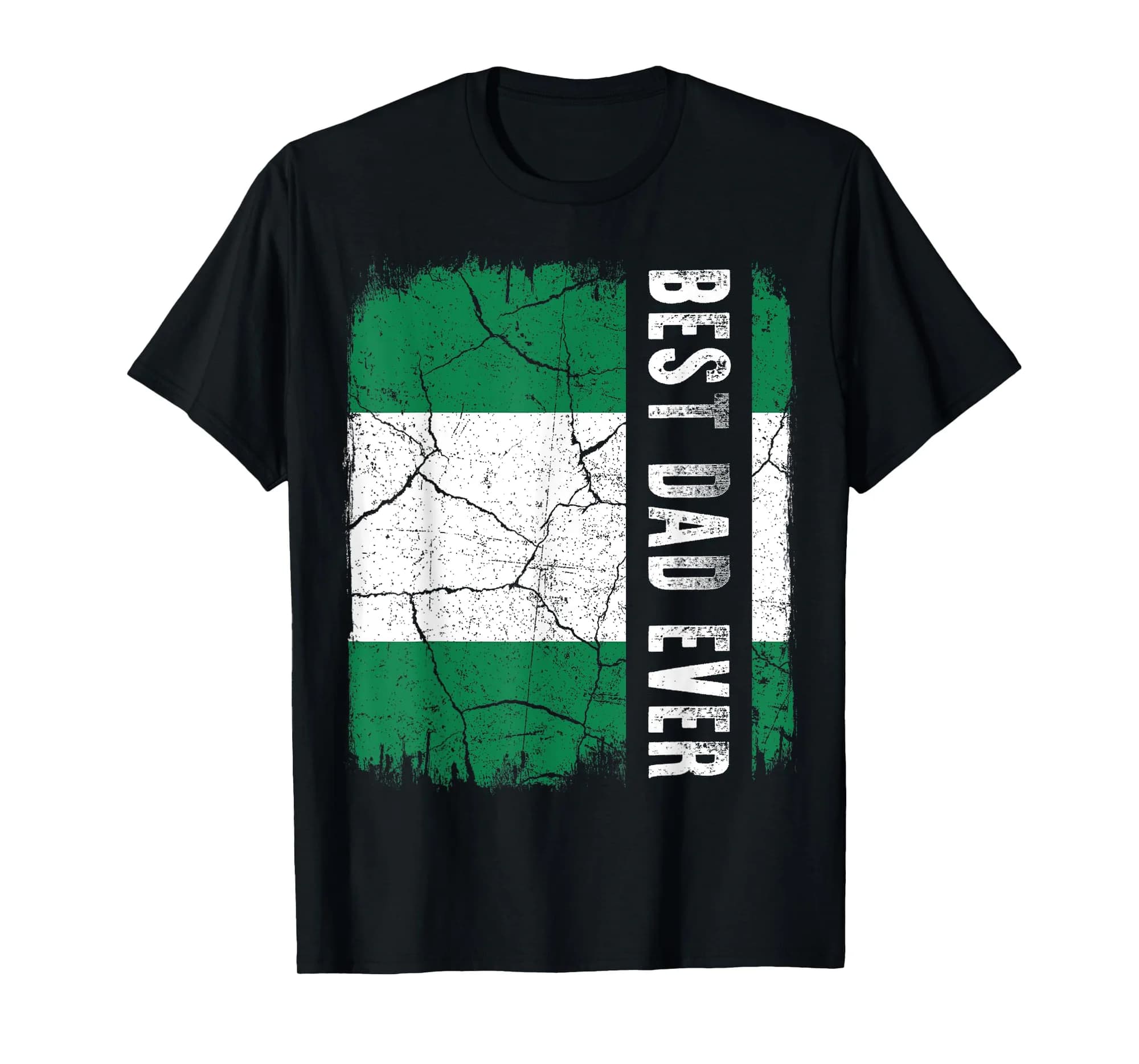 Best Nigerian Dad Ever Nigeria Daddy Father's Day Gift T-Shirt