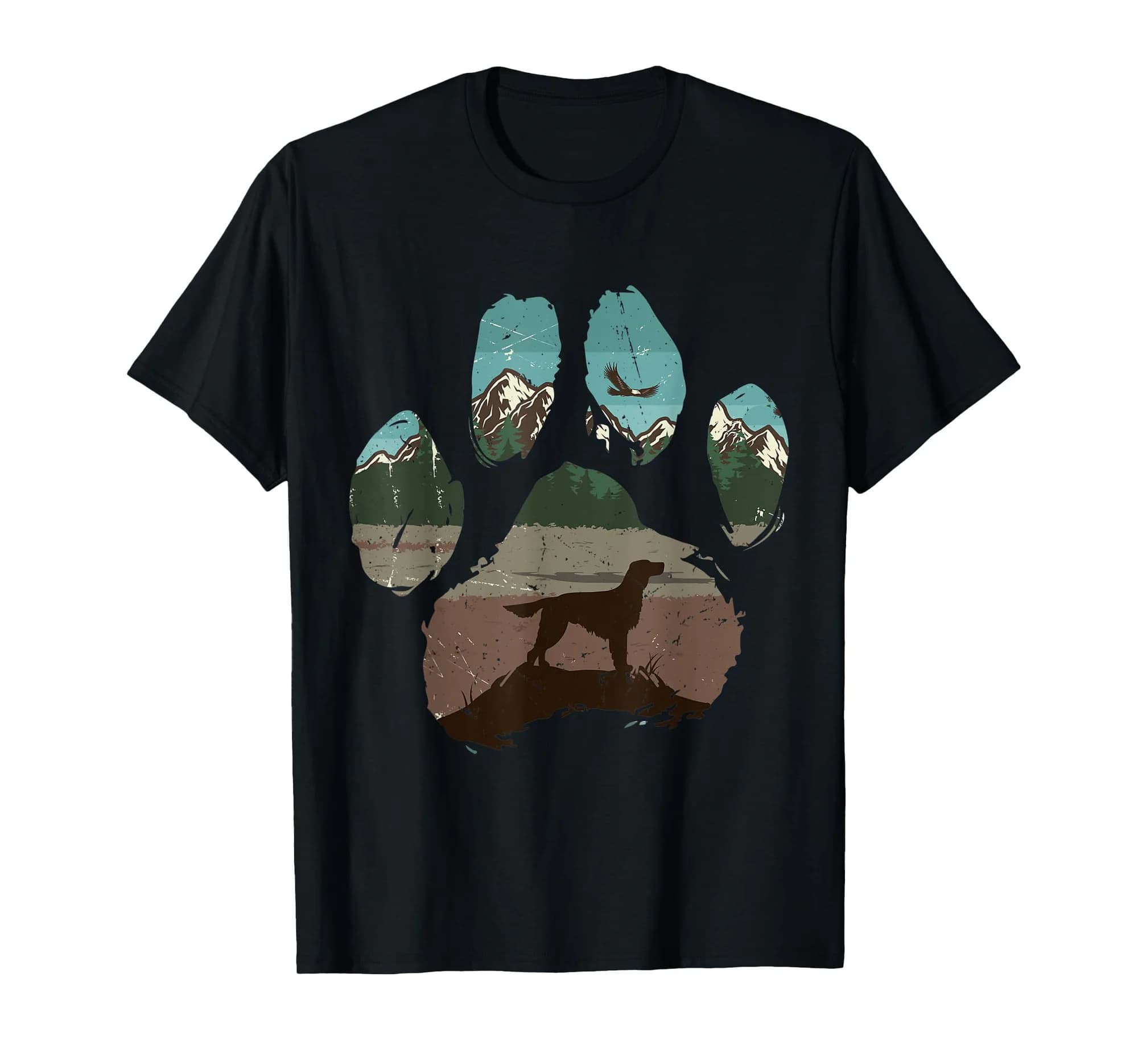 Irish Setter Paw Mom Dad Dog Lover Women T-Shirt