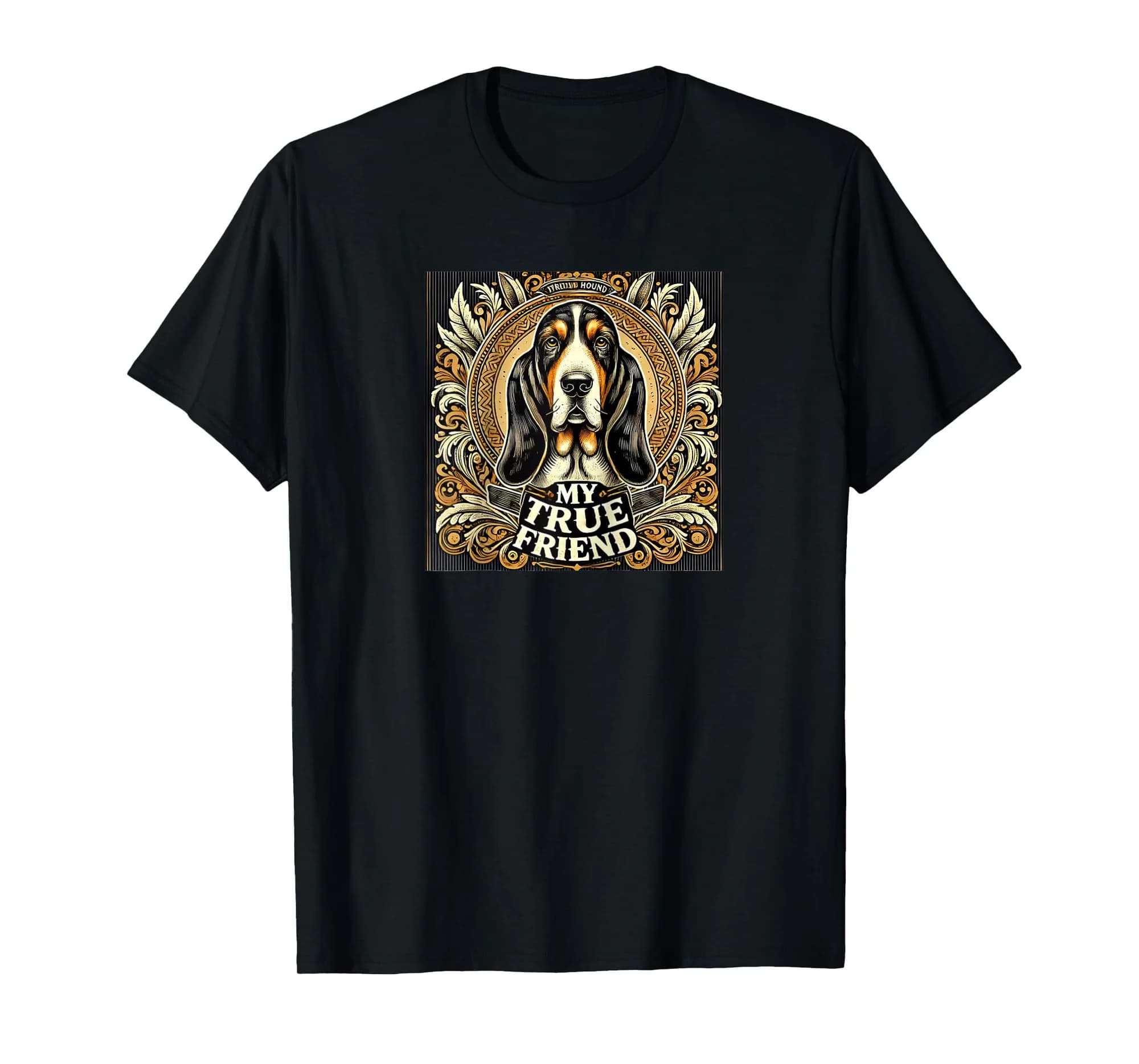 My True Friend Basset Shirt Basset Mom Dad Doggie Hound Dog Raglan Baseball Tee