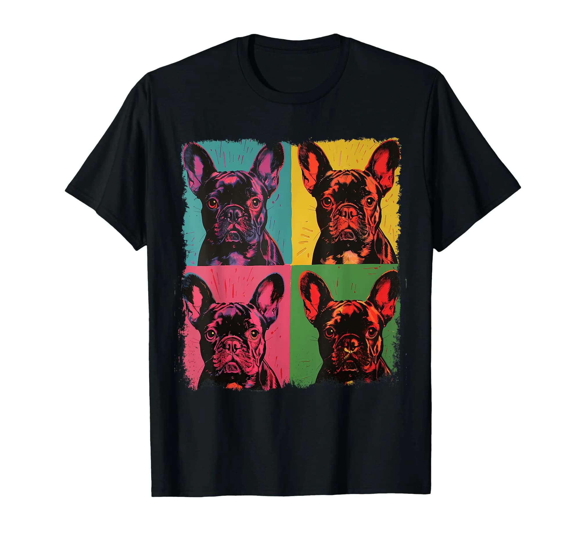 Frenchie Dog Art French Bulldog T-Shirt