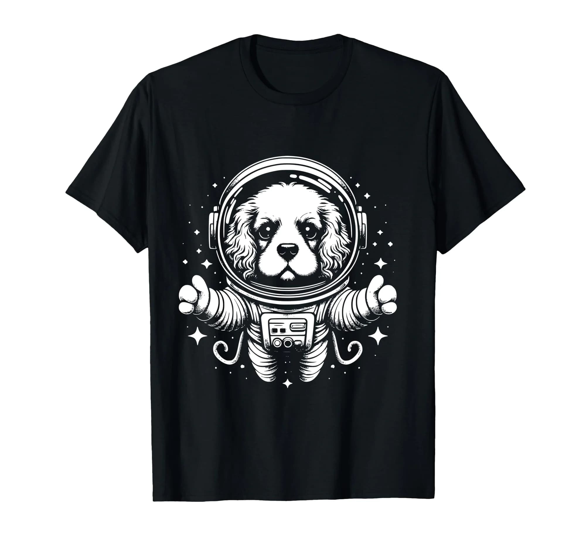 Dog Dad Mom Space - Astronaut English Toy Spaniel Long Sleeve T-Shirt