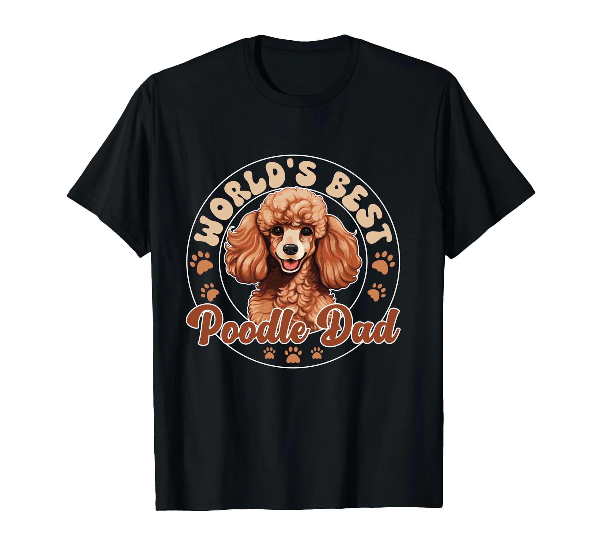 Poodle Dog World's Best Poddle Dad Long Sleeve T-Shirt