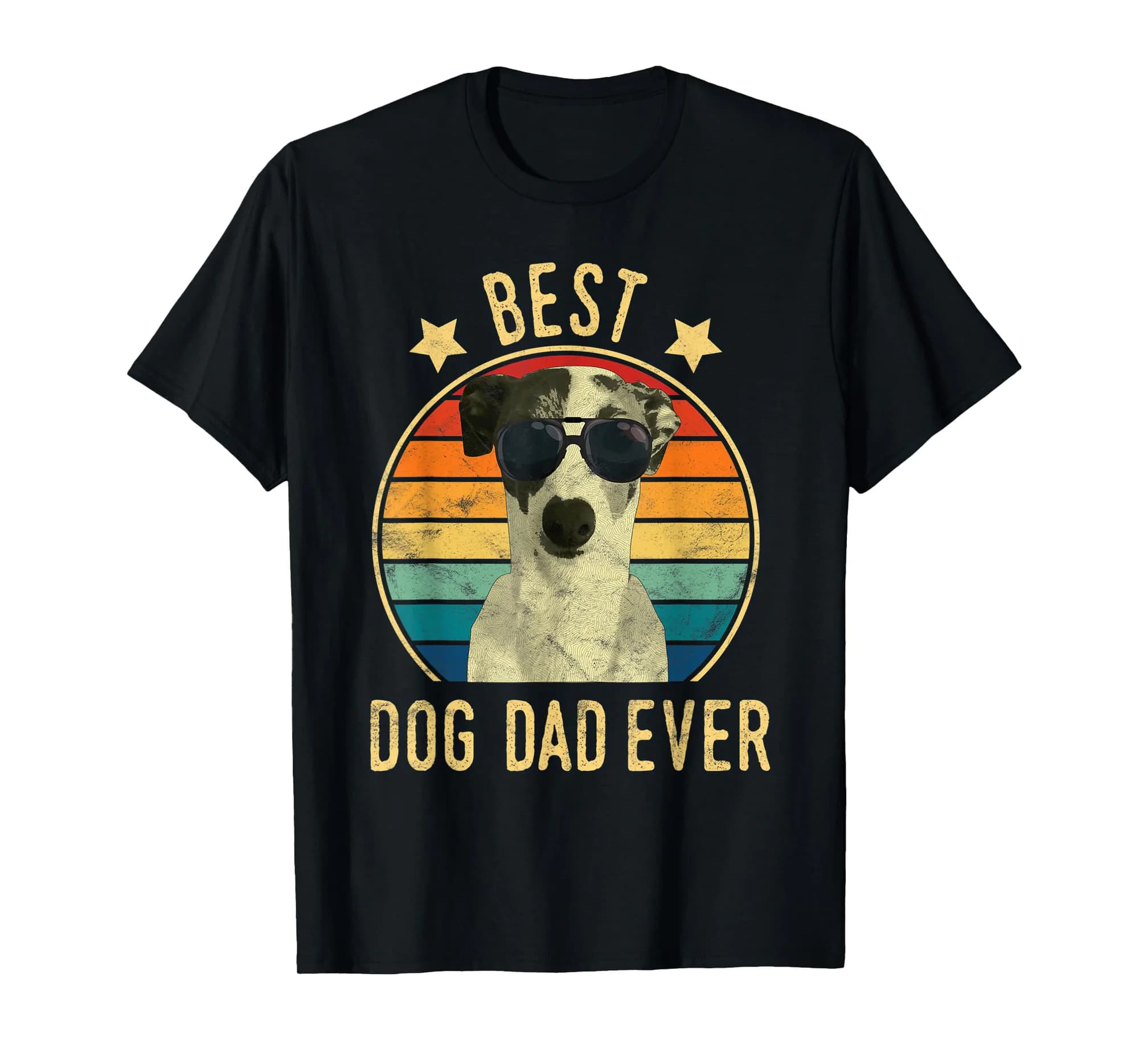 Mens Best Dog Dad Ever Italian Greyhound Father's Day Gift T-Shirt