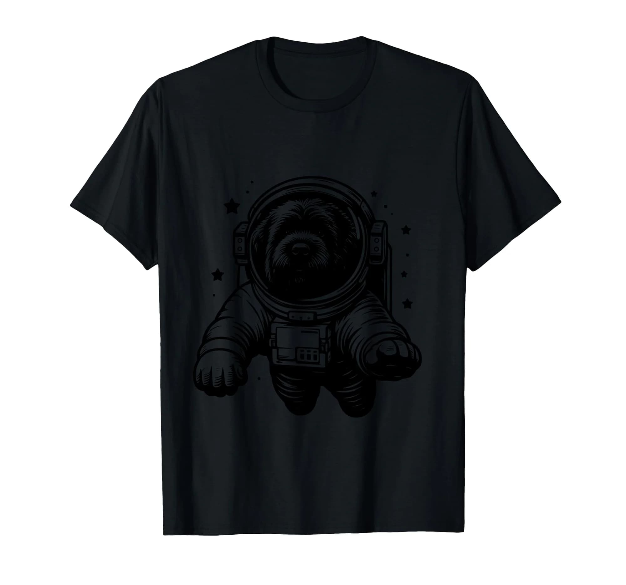 Dog Dad Mom Space - Astronaut Bouviers Des Flandre Long Sleeve T-Shirt