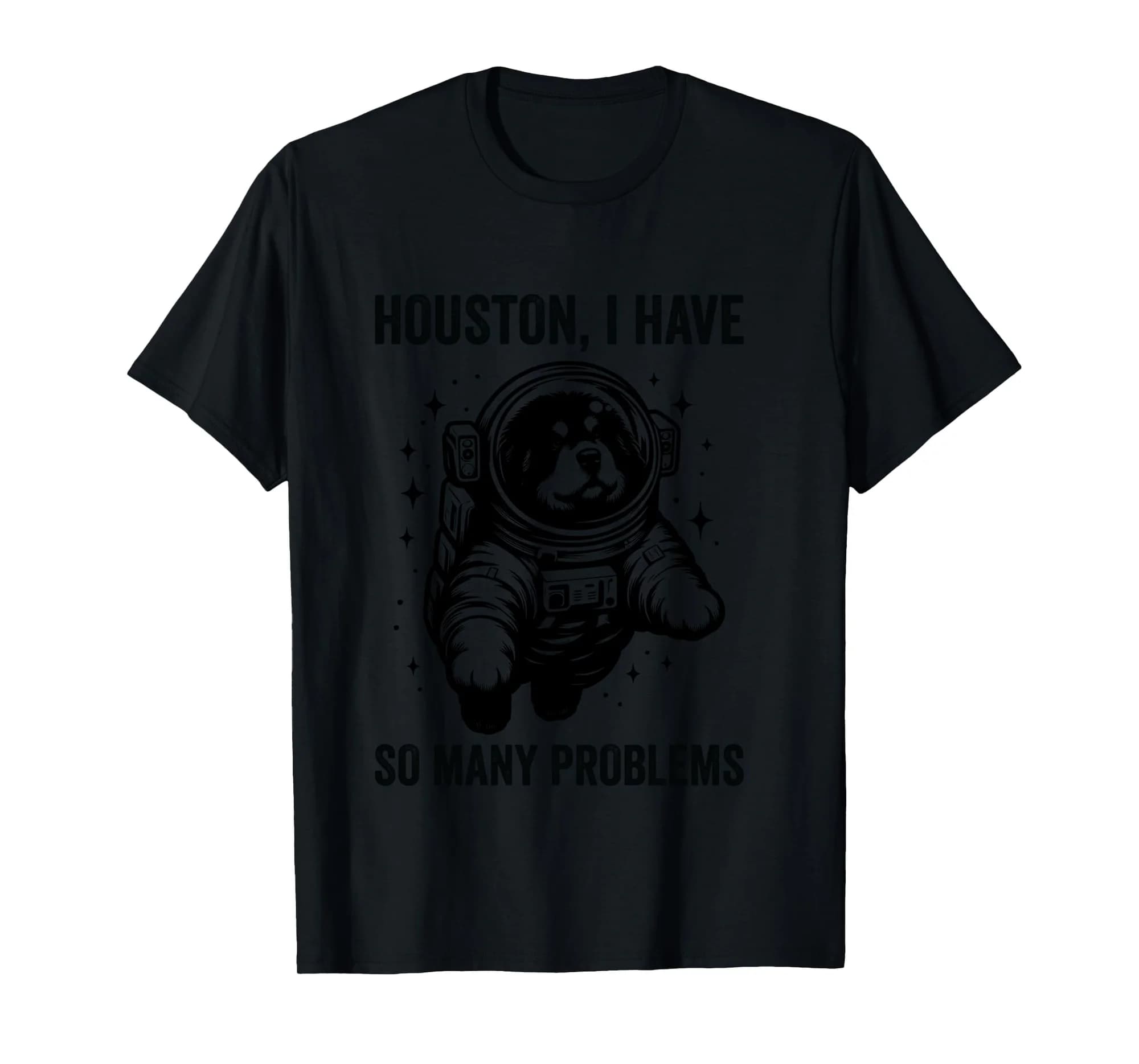 Dog Dad Mom Space - Houston Problem Tibetan Mastiff Long Sleeve T-Shirt