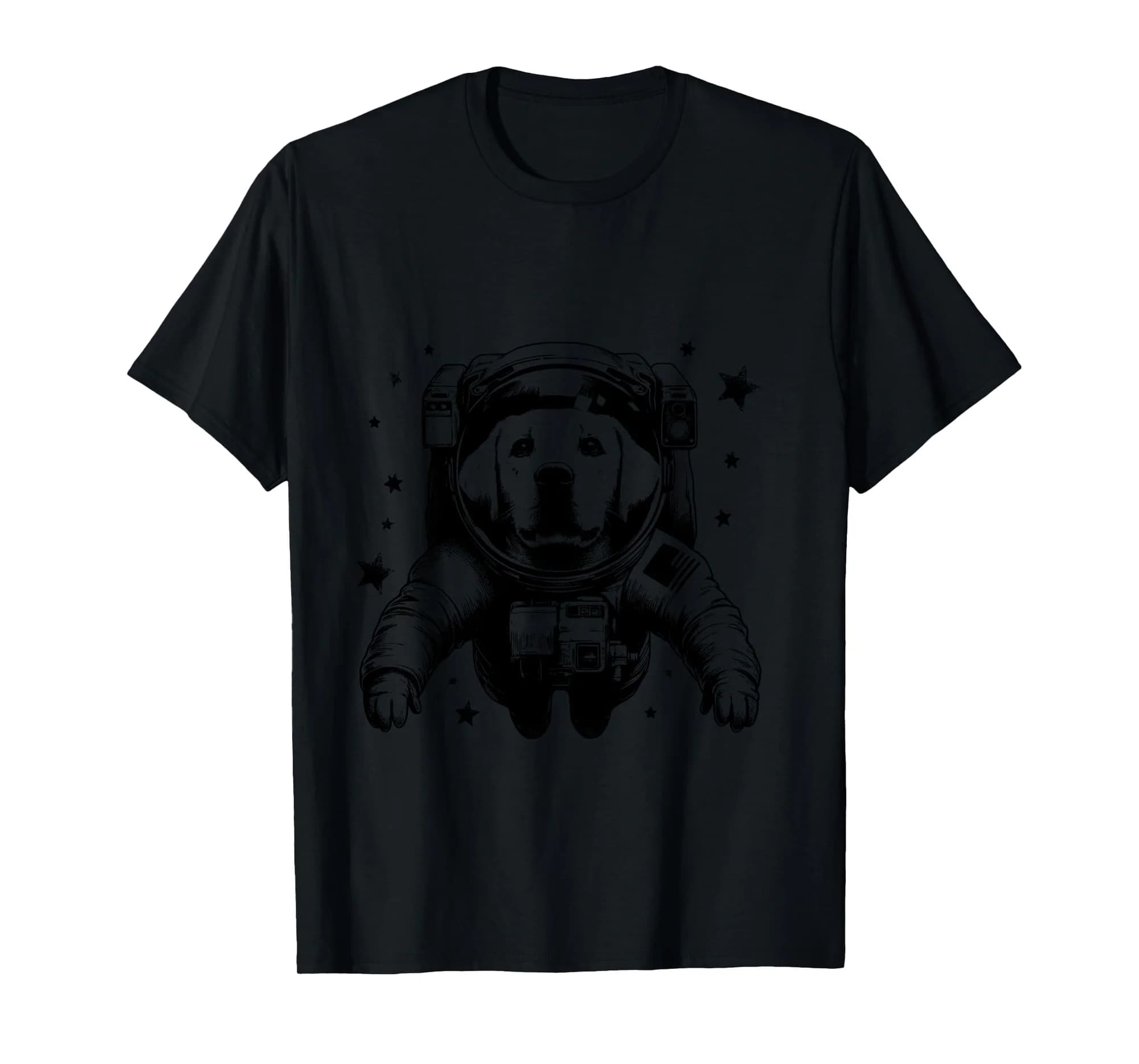 Dog Dad Mom Space - Astronaut Labrador Retriever Long Sleeve T-Shirt