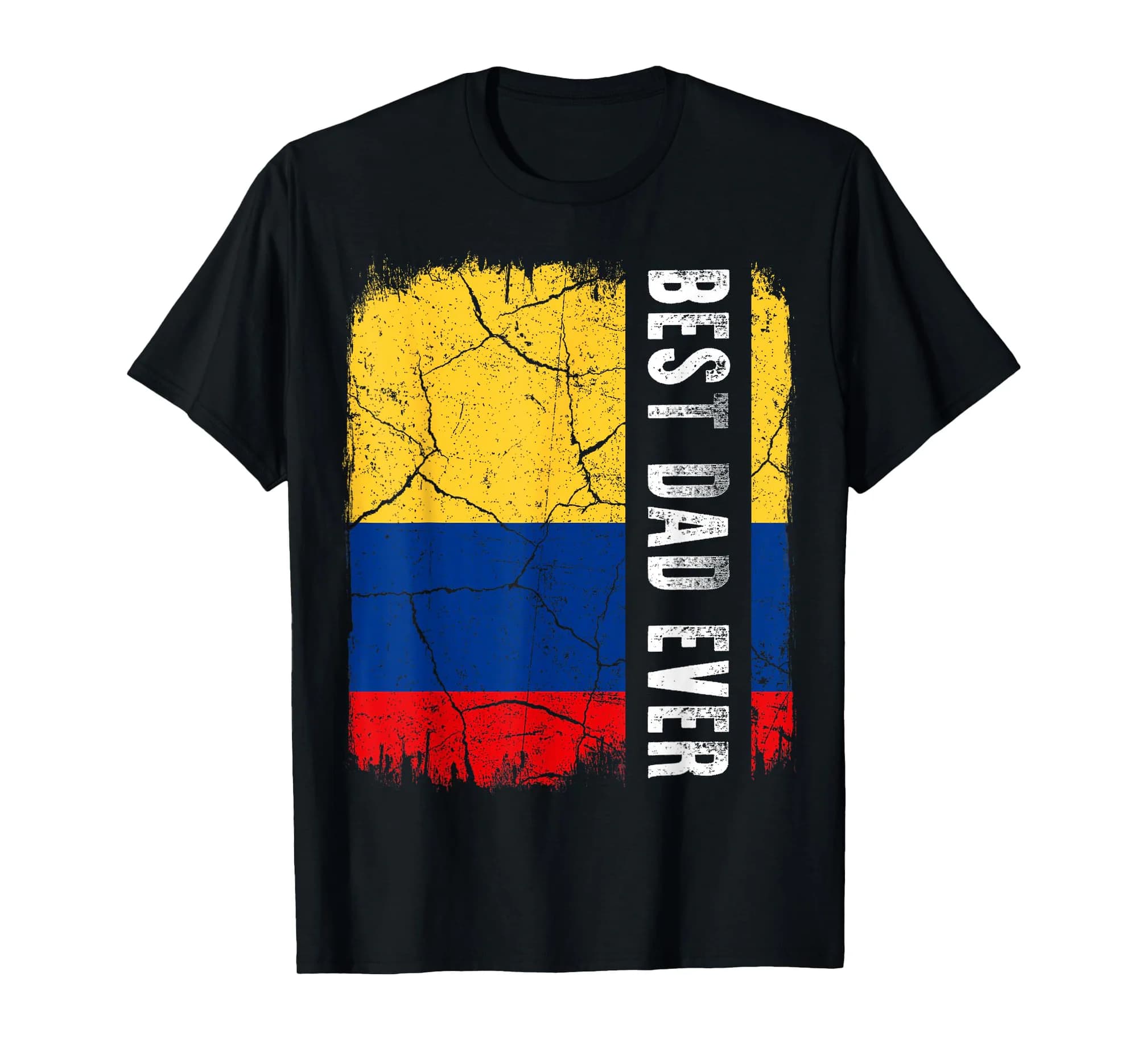 Best Colombian Dad Ever Colombia Daddy Father's Day Gift T-Shirt