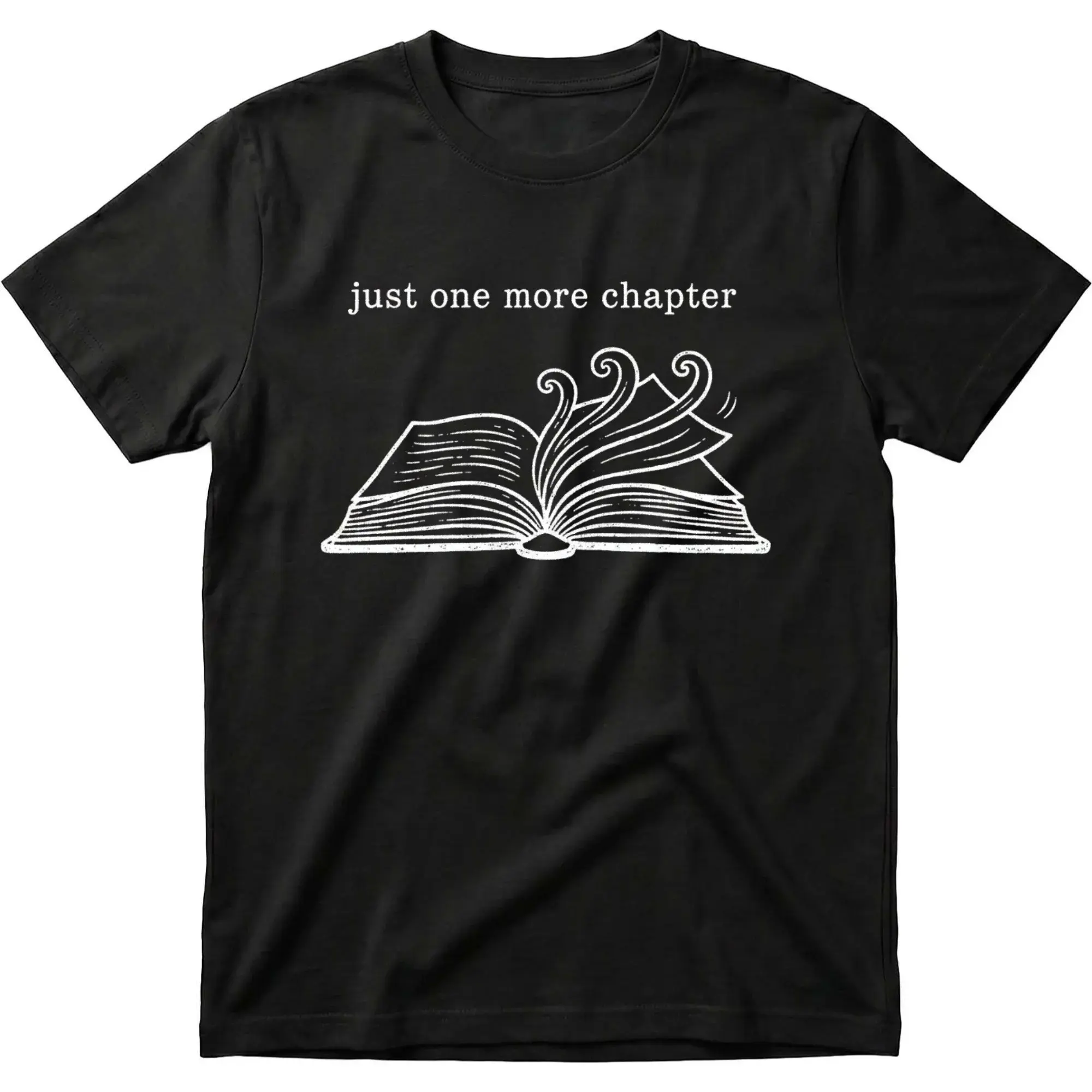 Graphic Tee More Chapter Reading Enthusiast Shirt Unisex Casual Cotton Blend Apparel for Book Lovers